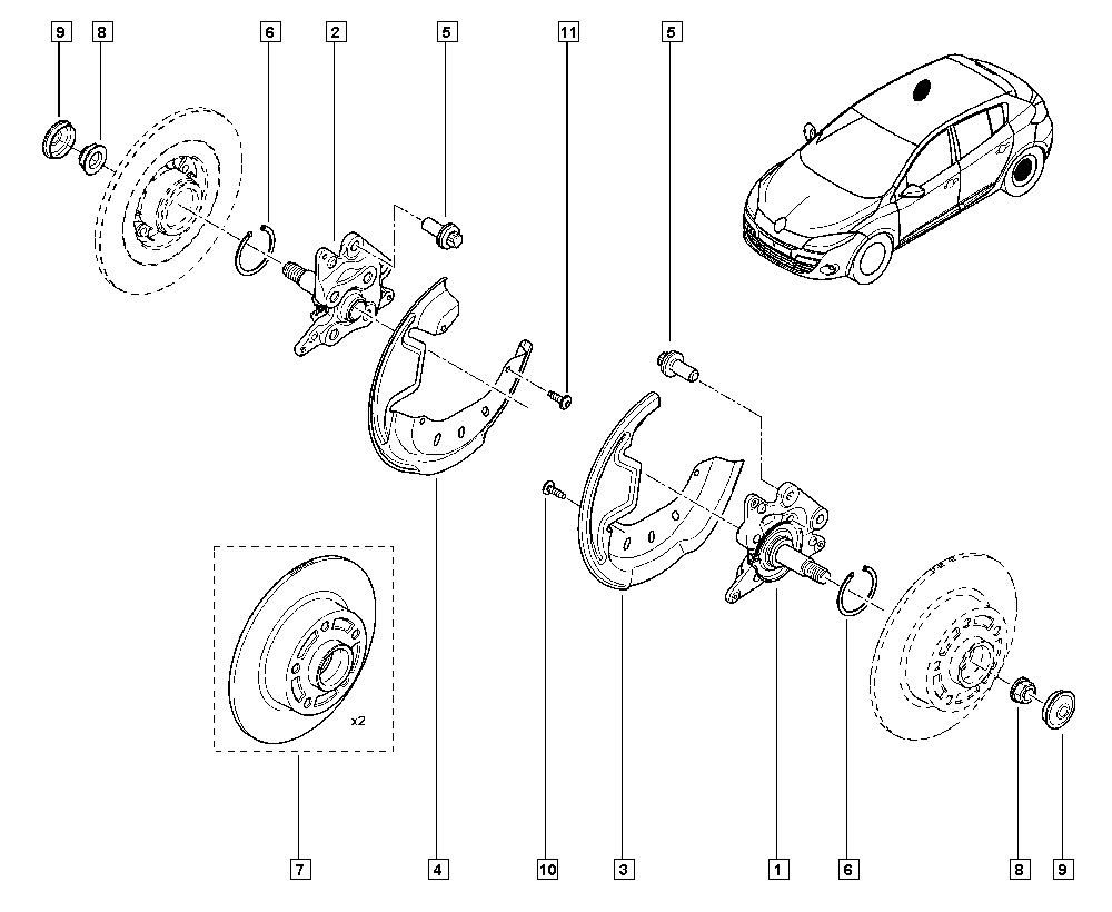 Volvo 432001539R - Əyləc Diski furqanavto.az