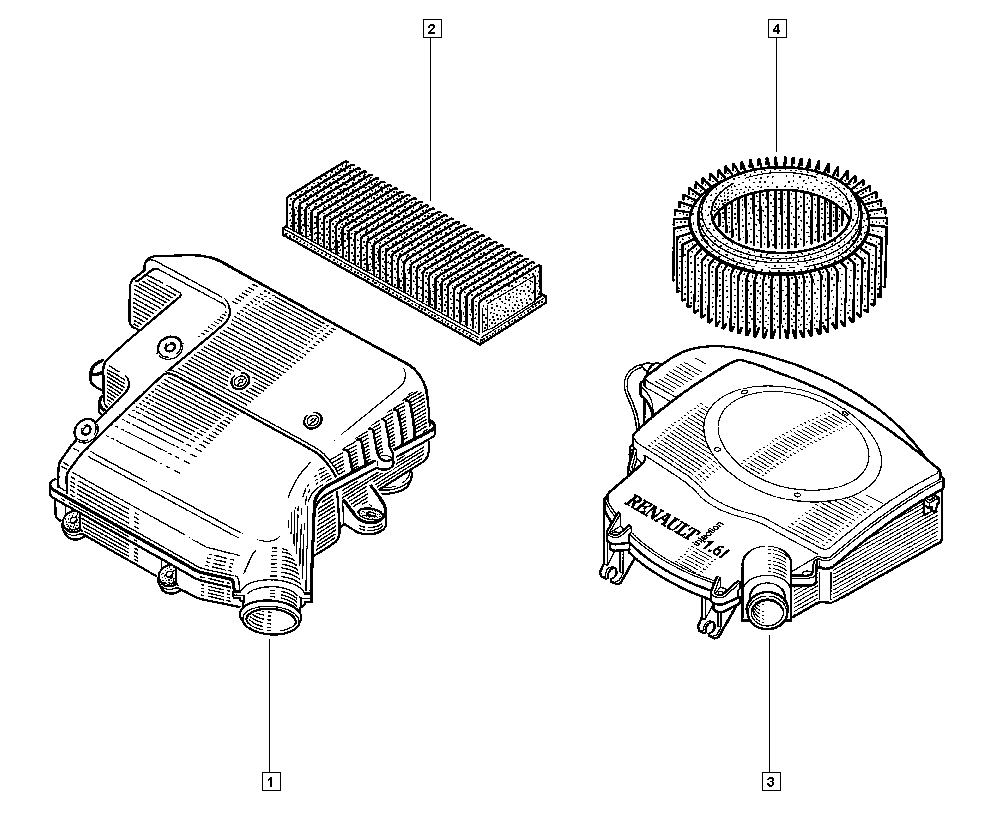 DACIA 77 01 070 525 - Hava filtri furqanavto.az