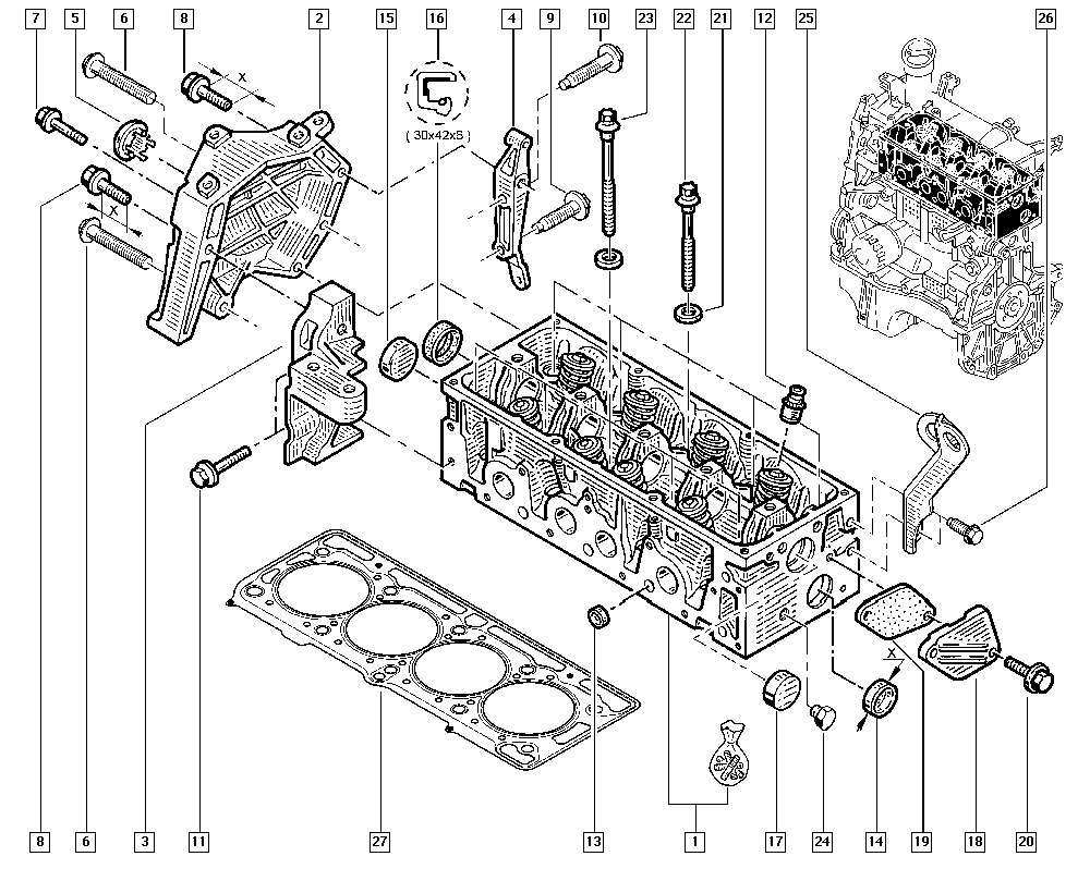 NISSAN 77002-74026 - Ştep, rokçu qolu şaftının montaj dəliyi furqanavto.az