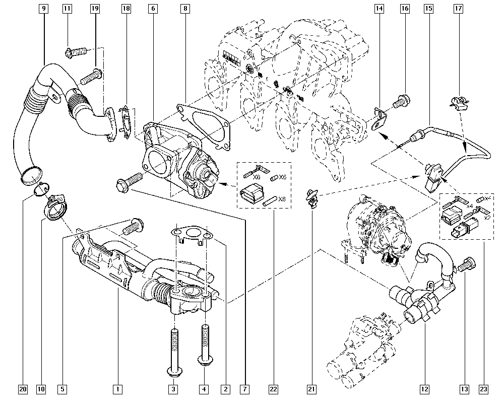 RENAULT 7701062356 - EGR Valf furqanavto.az