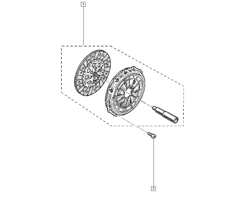 RENAULT 30 20 548 48R - Debriyaj dəsti furqanavto.az