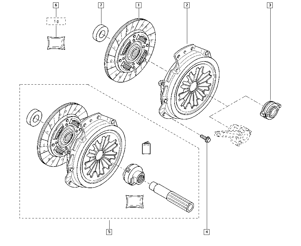 RENAULT 82 00 507 366 - Debriyaj diski furqanavto.az