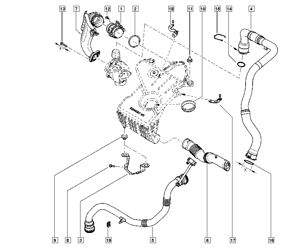 RENAULT 8200651315 - Hava Kütləsi Sensoru furqanavto.az