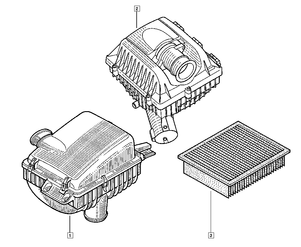 RENAULT 82 00 505 566 - Hava filtri furqanavto.az
