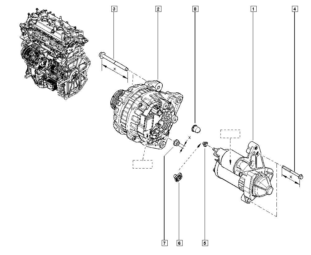 RENAULT 23 30 006 86R - Başlanğıc furqanavto.az