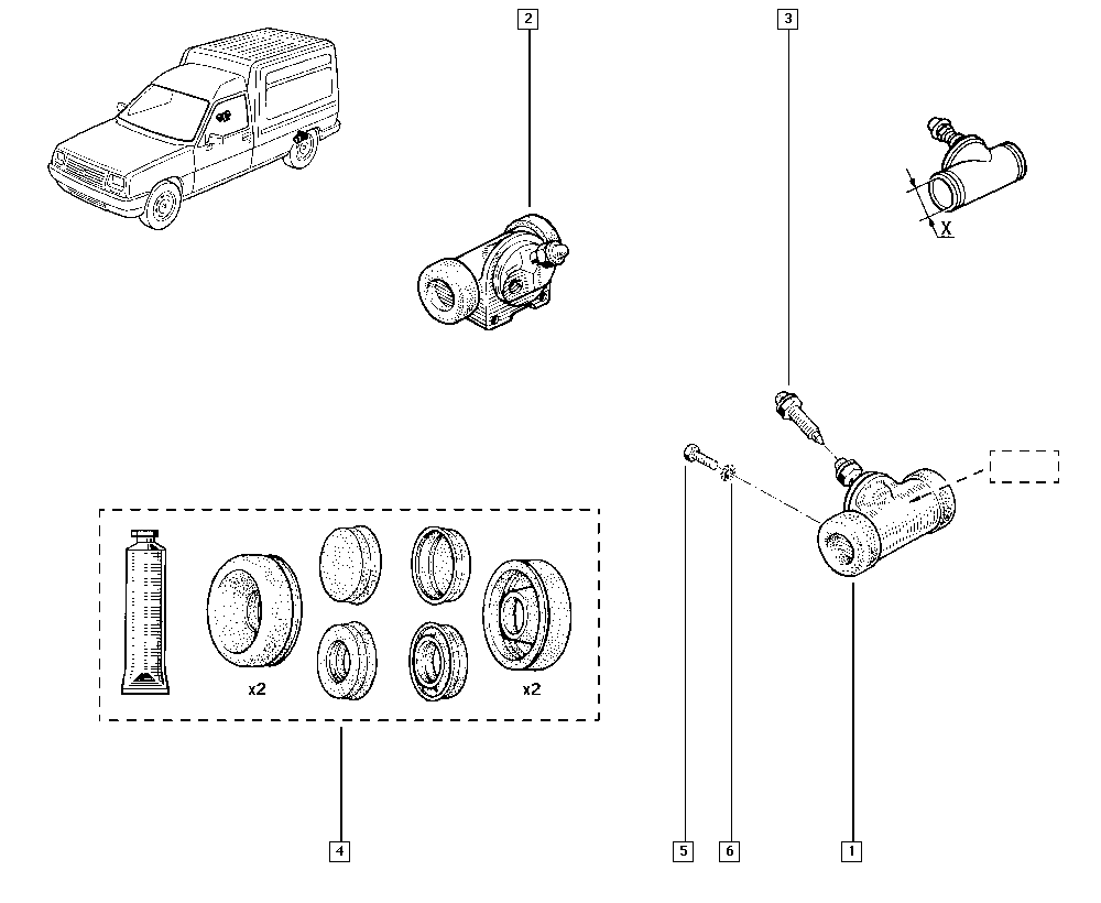 RENAULT 7701034118 - Təkər əyləc silindri furqanavto.az