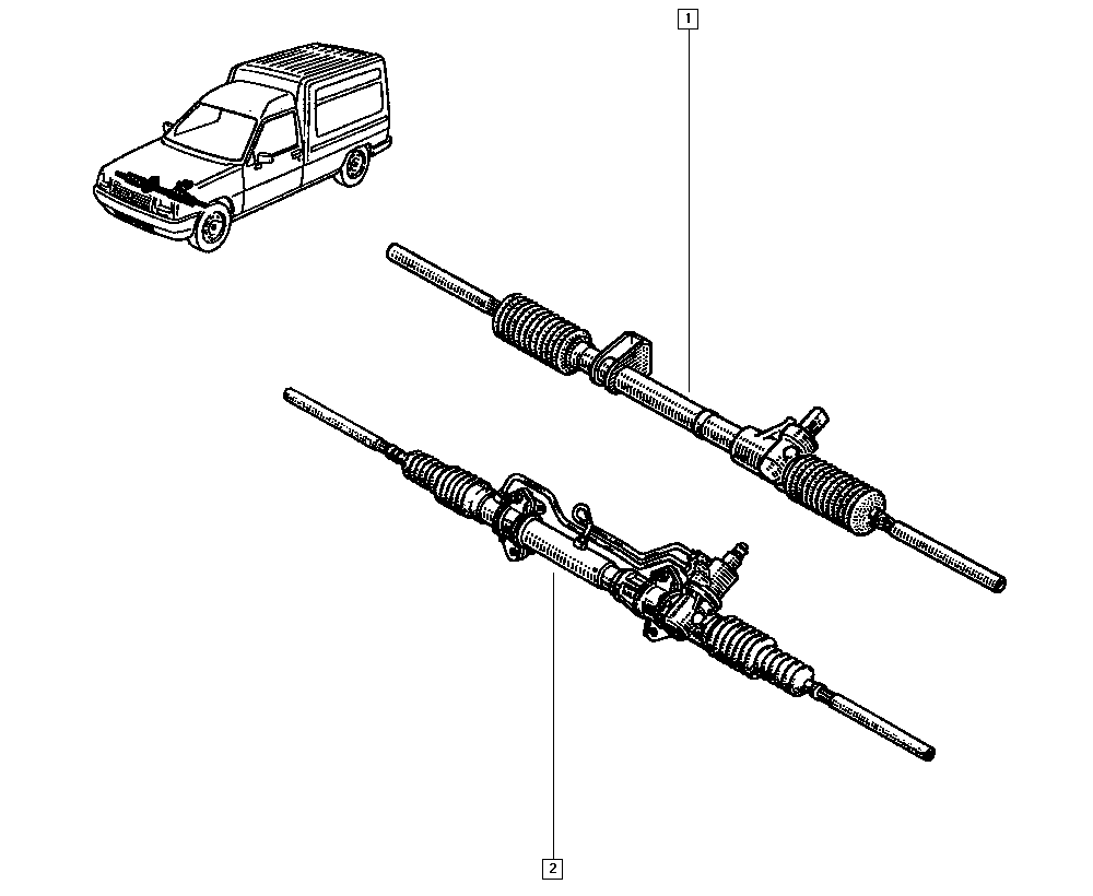 RENAULT 7701466485 - Sükan qurğusu furqanavto.az