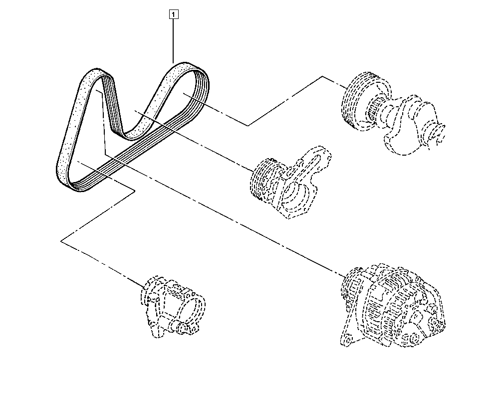 Mitsubishi 8200059395 - V-yivli kəmər furqanavto.az