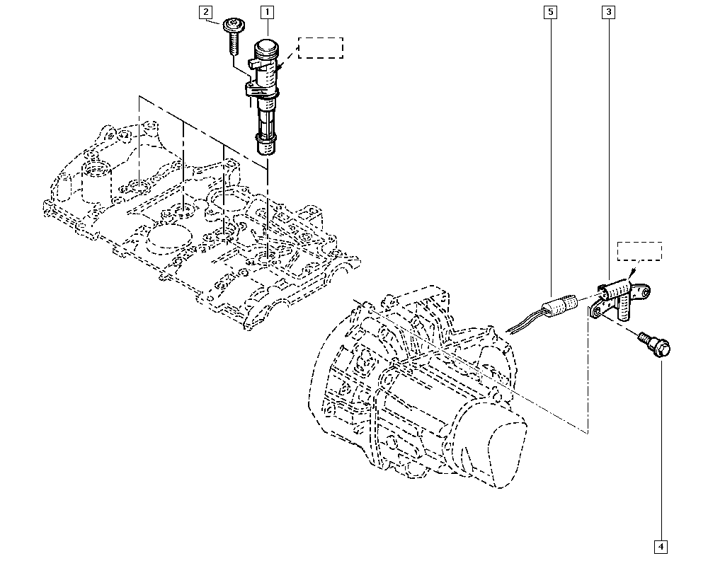 RENAULT 82 00 468 645 - Sensor, krank mili nəbzi furqanavto.az