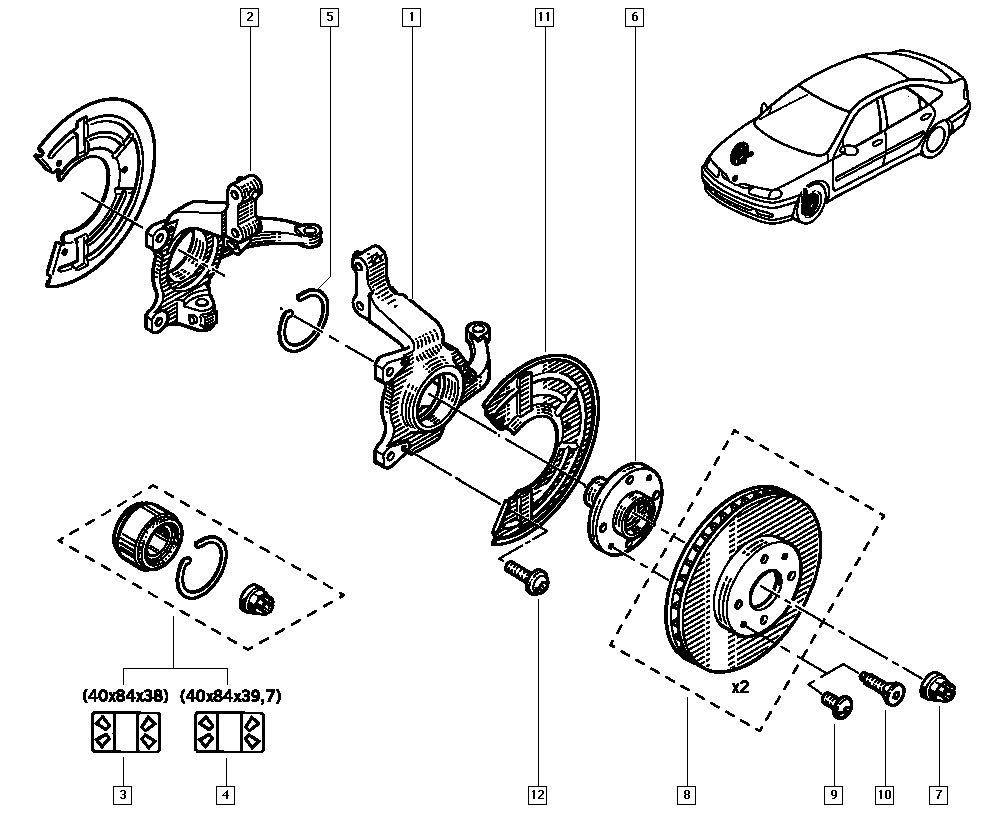 RENAULT 7701206118 - Əyləc Diski furqanavto.az