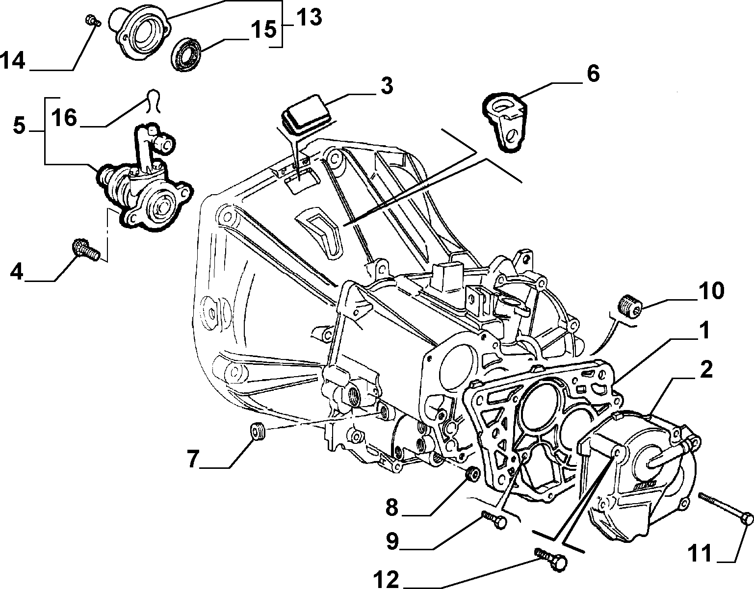 FIAT / LANCIA 55184041 - Təmir dəsti, mufta kölə silindri furqanavto.az