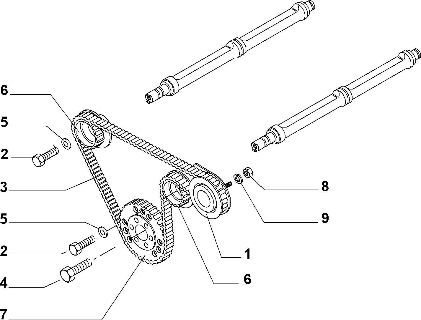 Autobianchi 60620887 - Vaxt kəməri furqanavto.az