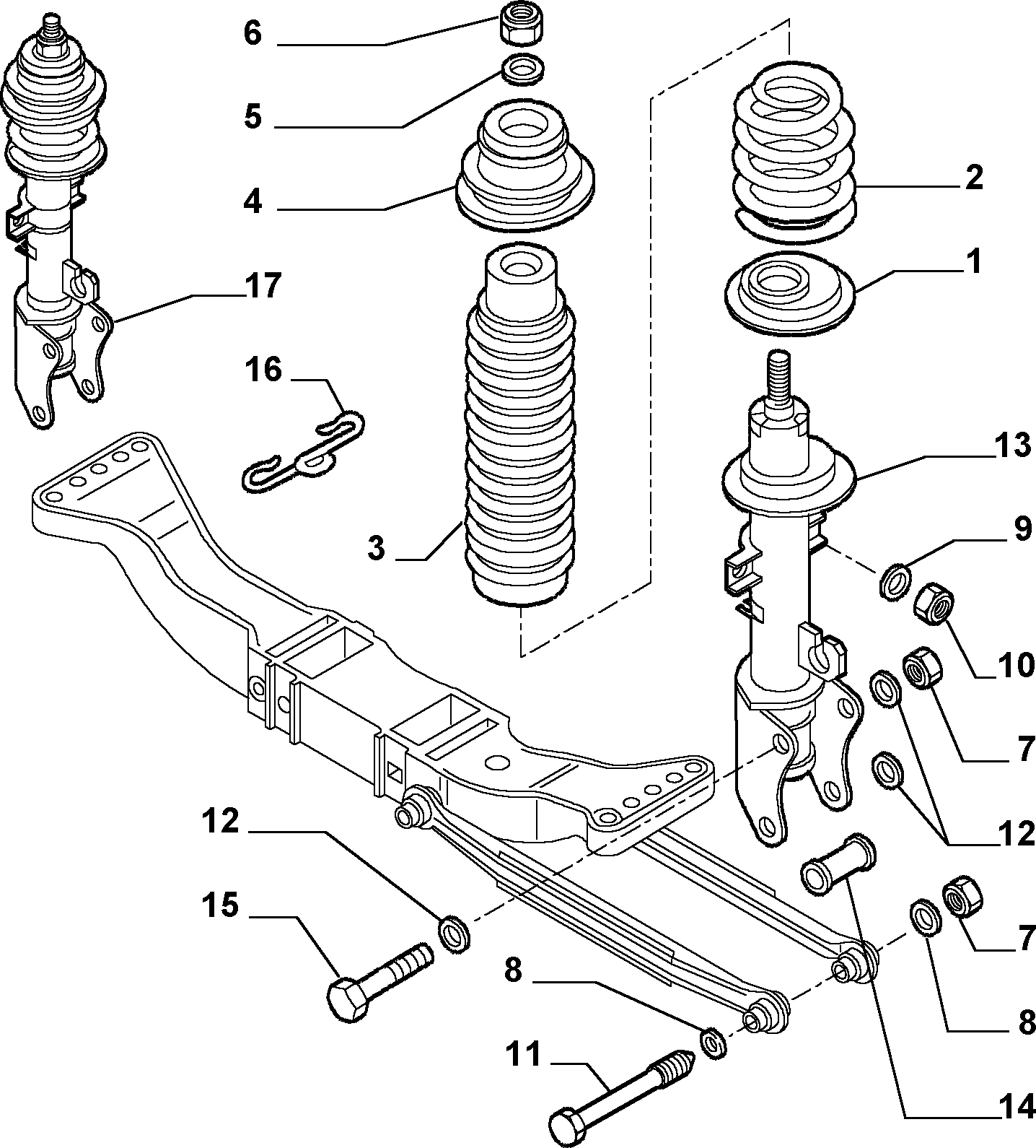 Alfa Romeo 60663775 - Toz örtüyü dəsti, amortizator furqanavto.az