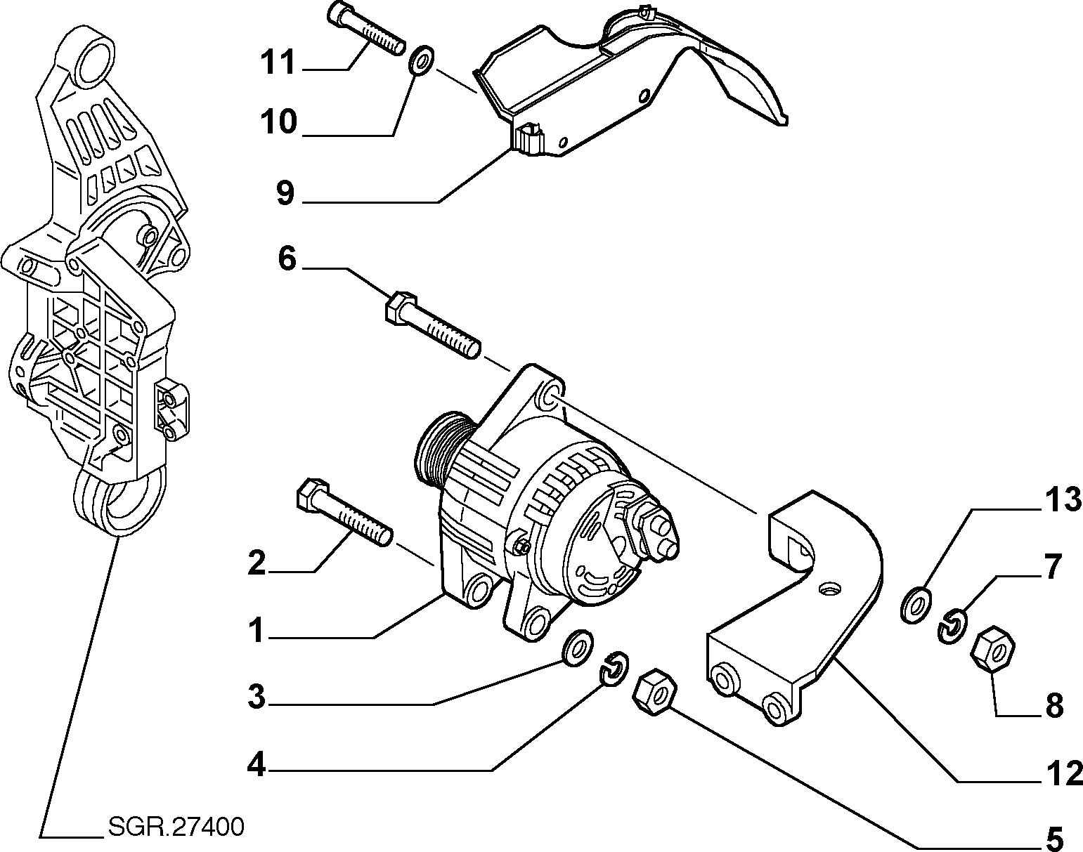 FERRARI 467 8221 9 - Alternator furqanavto.az