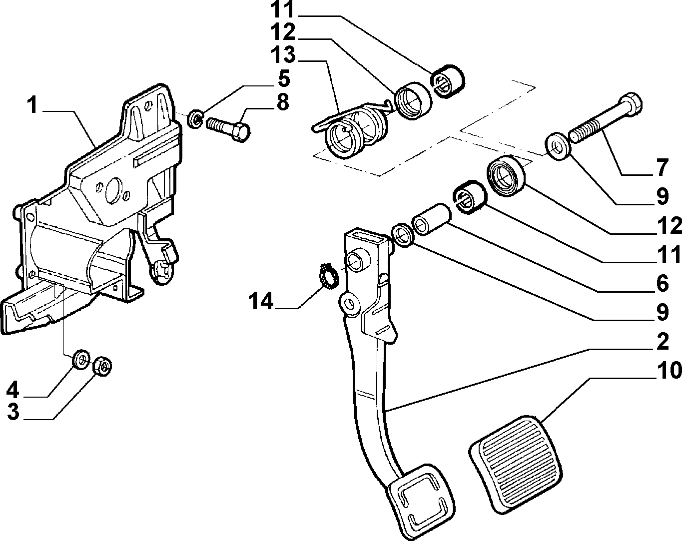 FORD 10519621 - Yollanan podşipnik, asma dayaq dayağının montajı furqanavto.az