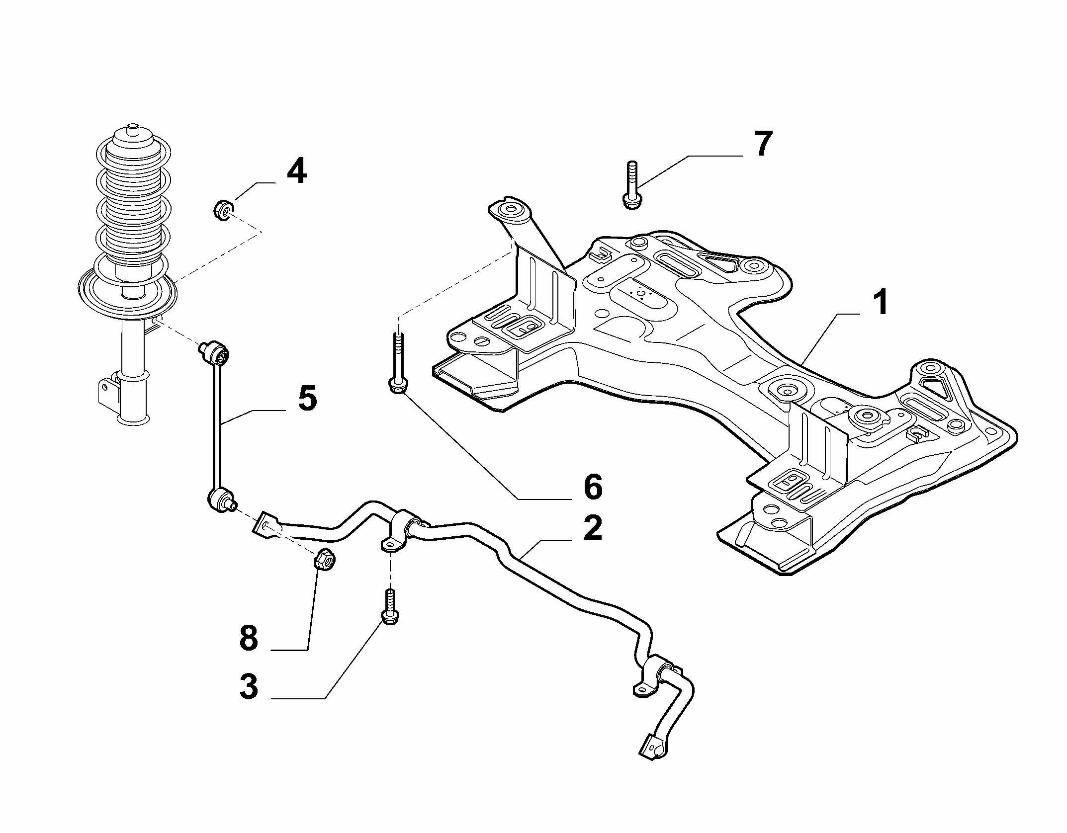 Abarth 51805870 - Çubuq / Strut, stabilizator www.furqanavto.az