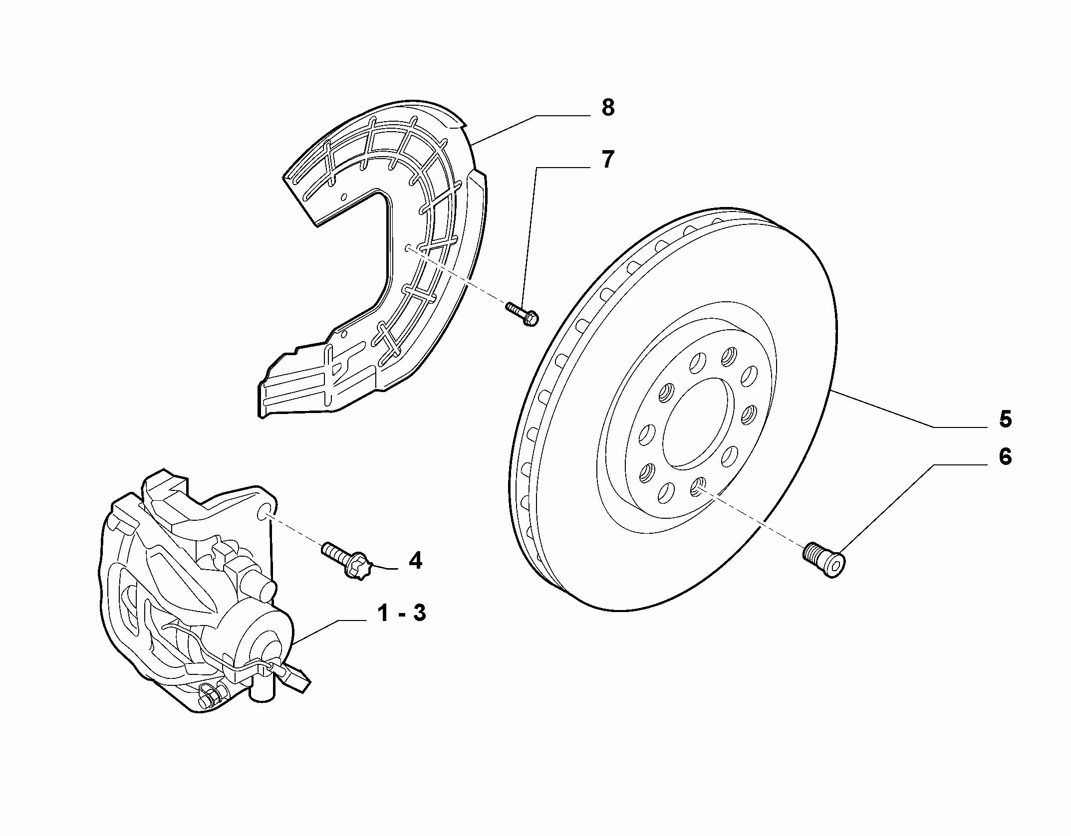 Lancia 51767384 - BRAKE DISC furqanavto.az