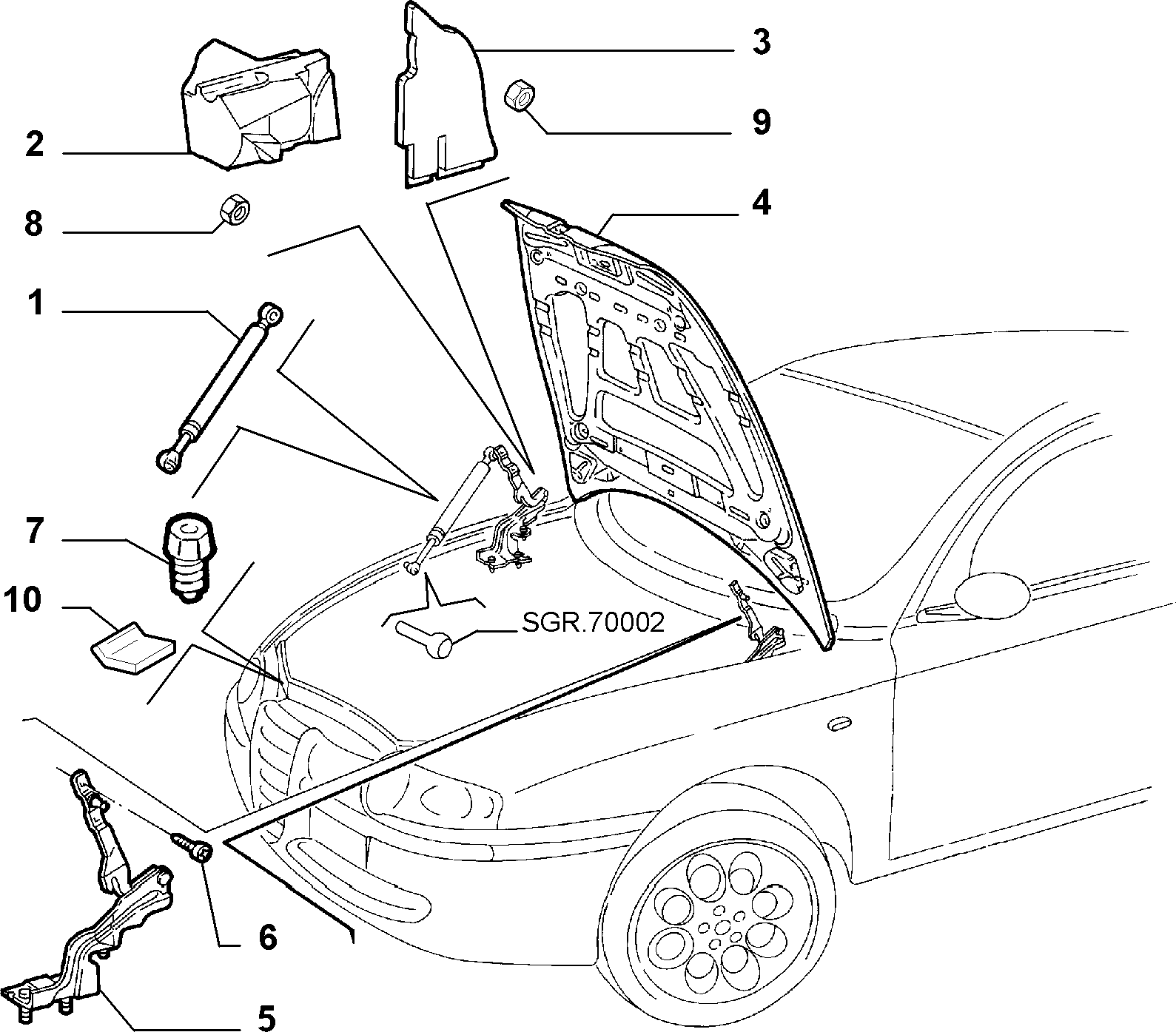 Innocenti 46739202 - Qaz bulaq, kapot furqanavto.az