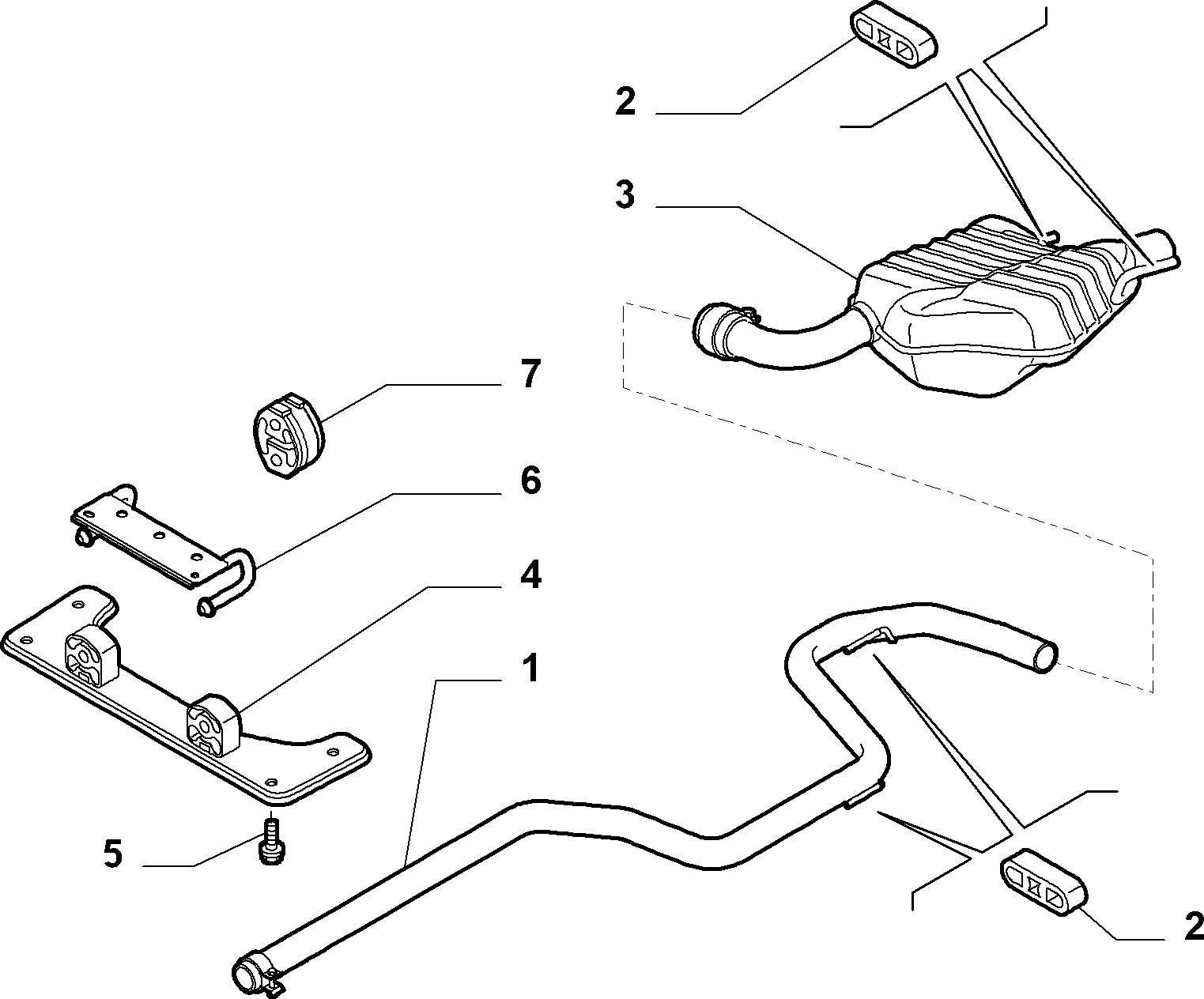 FIAT 51717811 - Dəstək kol, stabilizator furqanavto.az