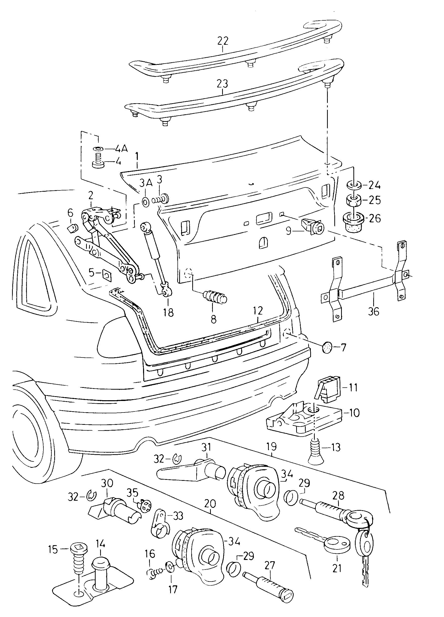 VAG 6K5 827 550A - Qazlı bulaq, baqaj, yük yeri furqanavto.az