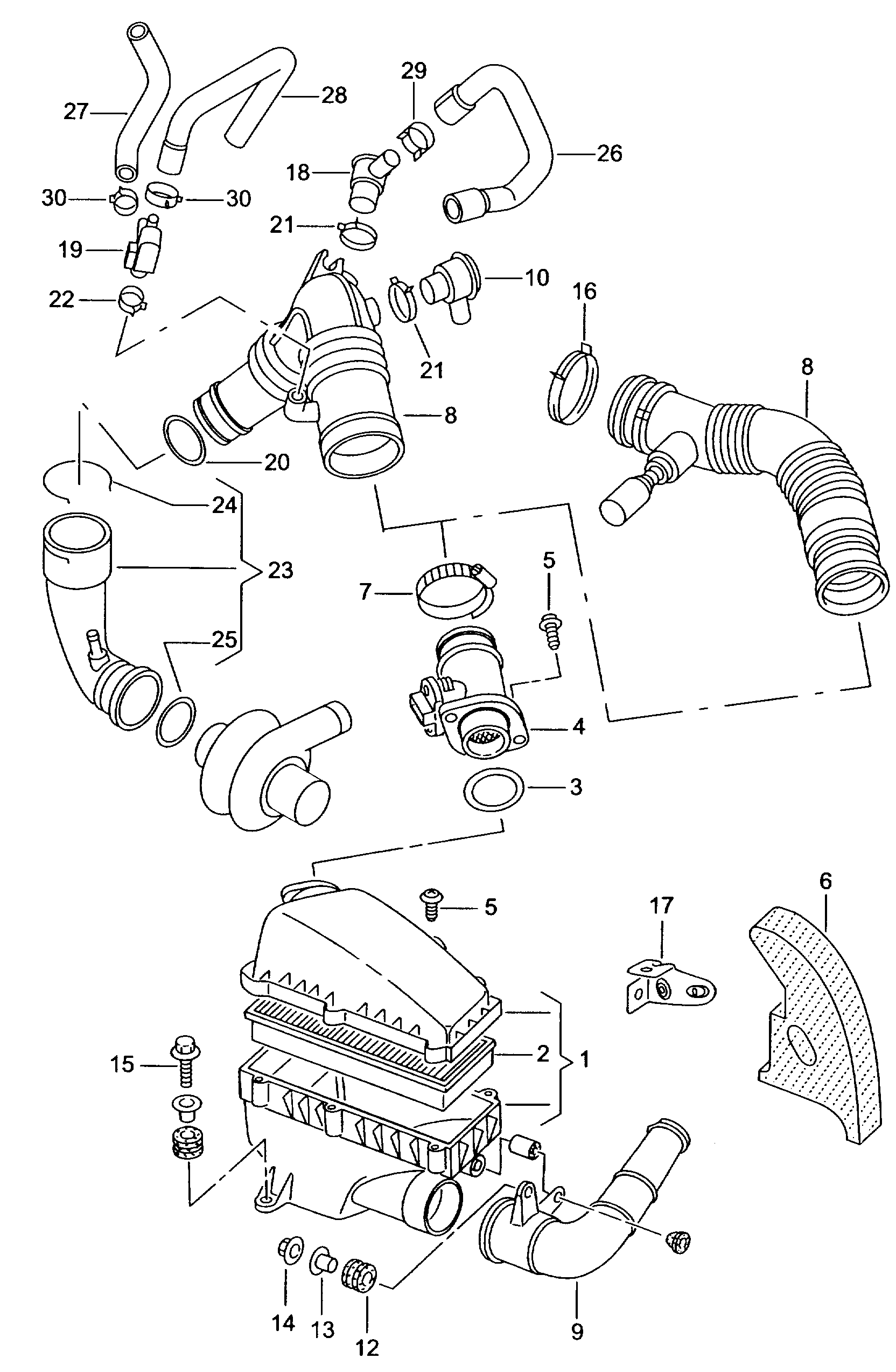 Seat 6K0 129 620 B - Hava filtri furqanavto.az