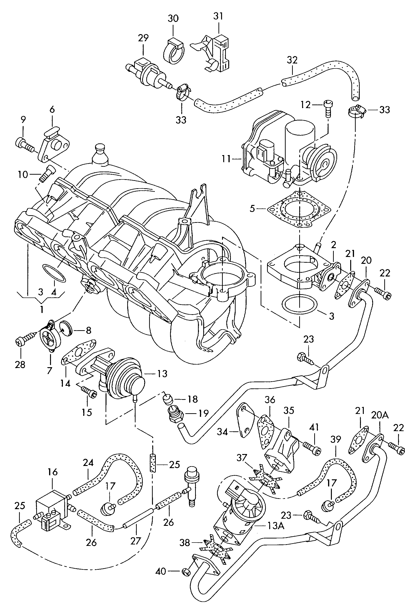 Lamborghini 030906051A - Sensor, suqəbuledici manifold təzyiqi furqanavto.az