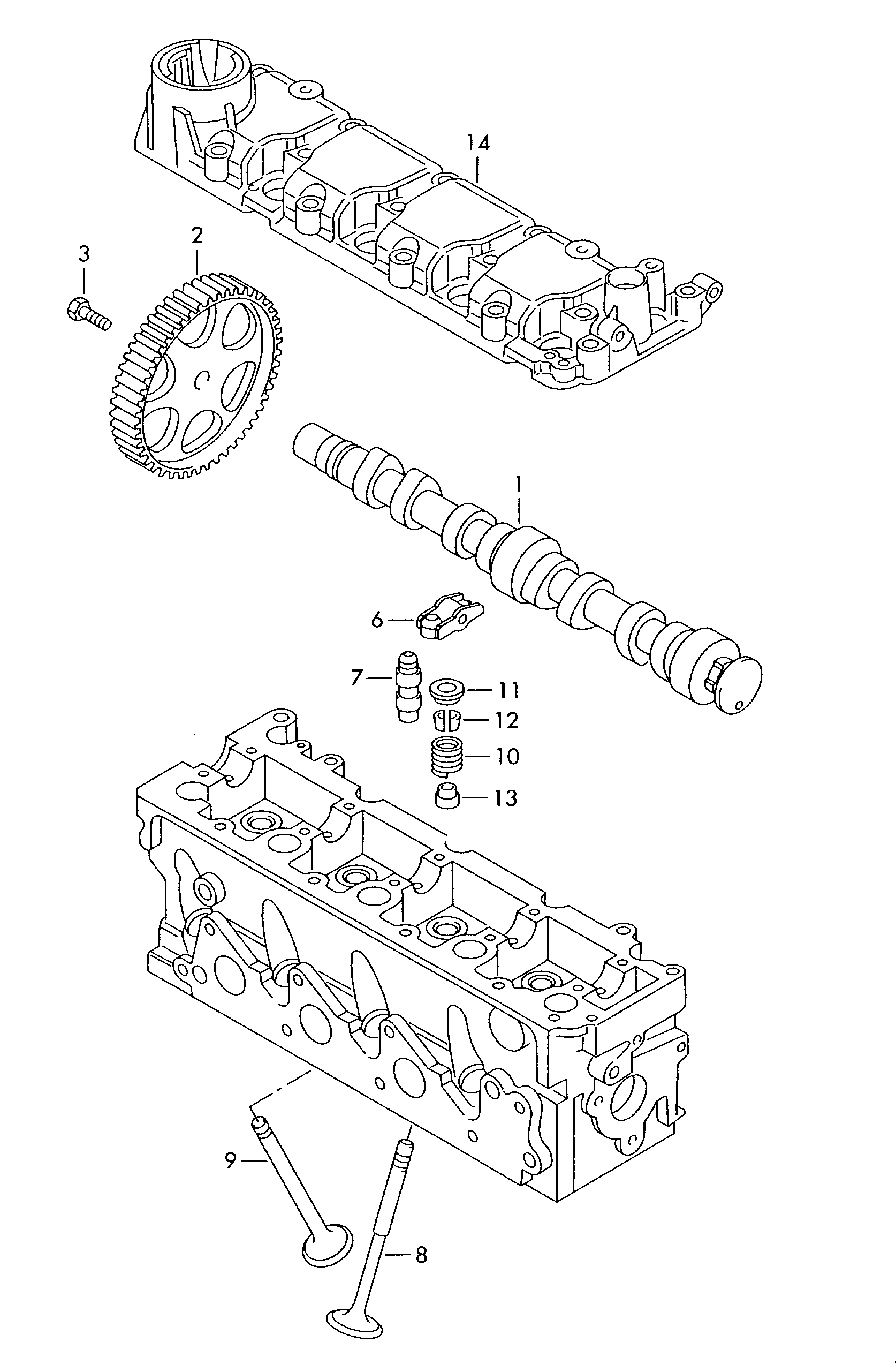 VW 030 109 423 - Tappet / Rokçu furqanavto.az