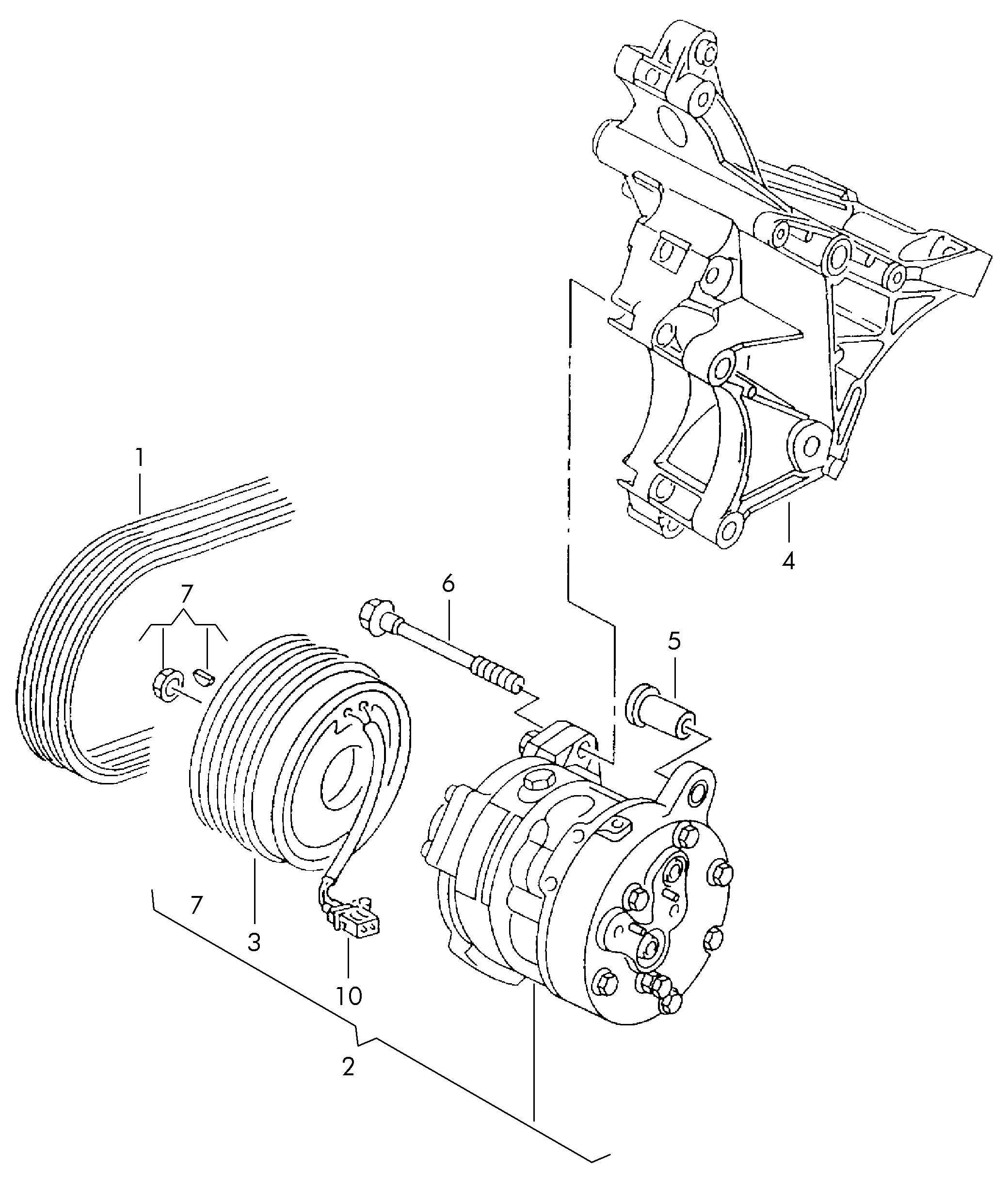 VW 1J0820811A - Kompressor, kondisioner furqanavto.az