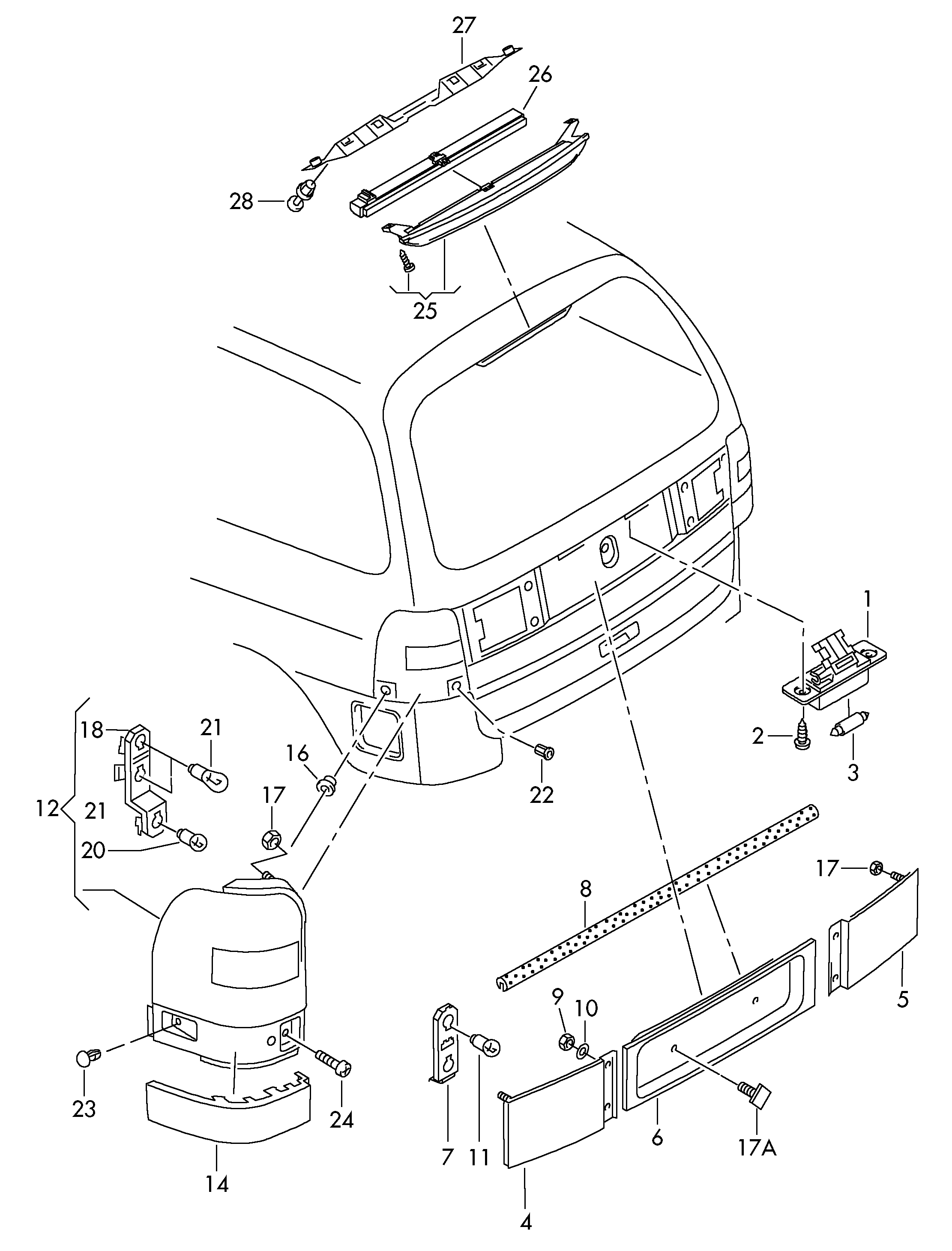 VAG N  0177186 - Lampa, qapı ayağının işığı furqanavto.az