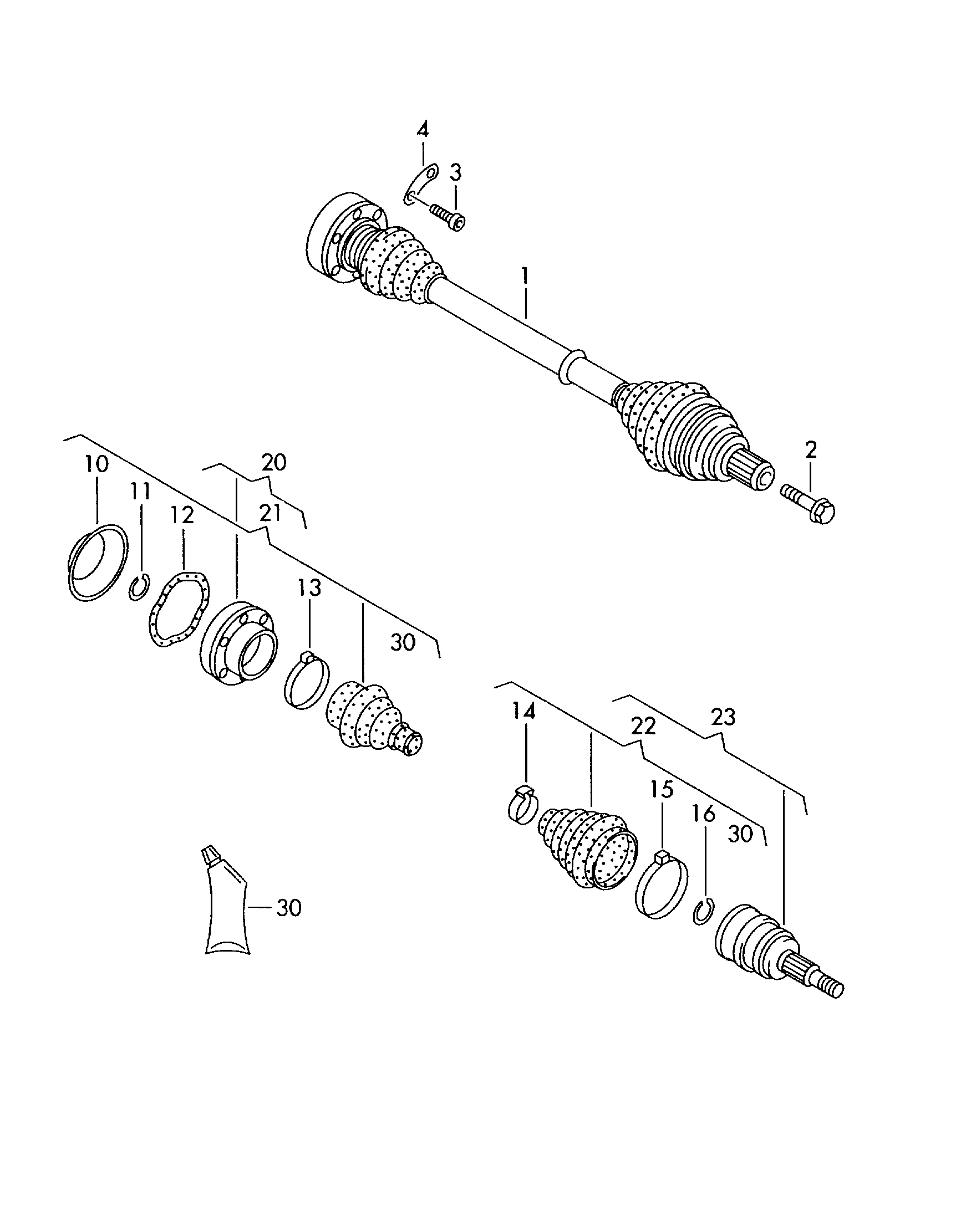 Seat 7M3407271T - Sürücü mili furqanavto.az