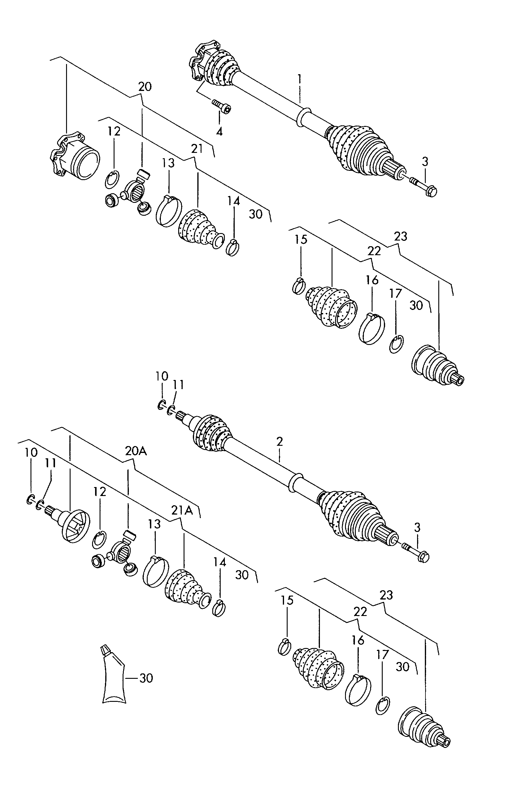 Skoda 7M3407272E - Sürücü mili furqanavto.az