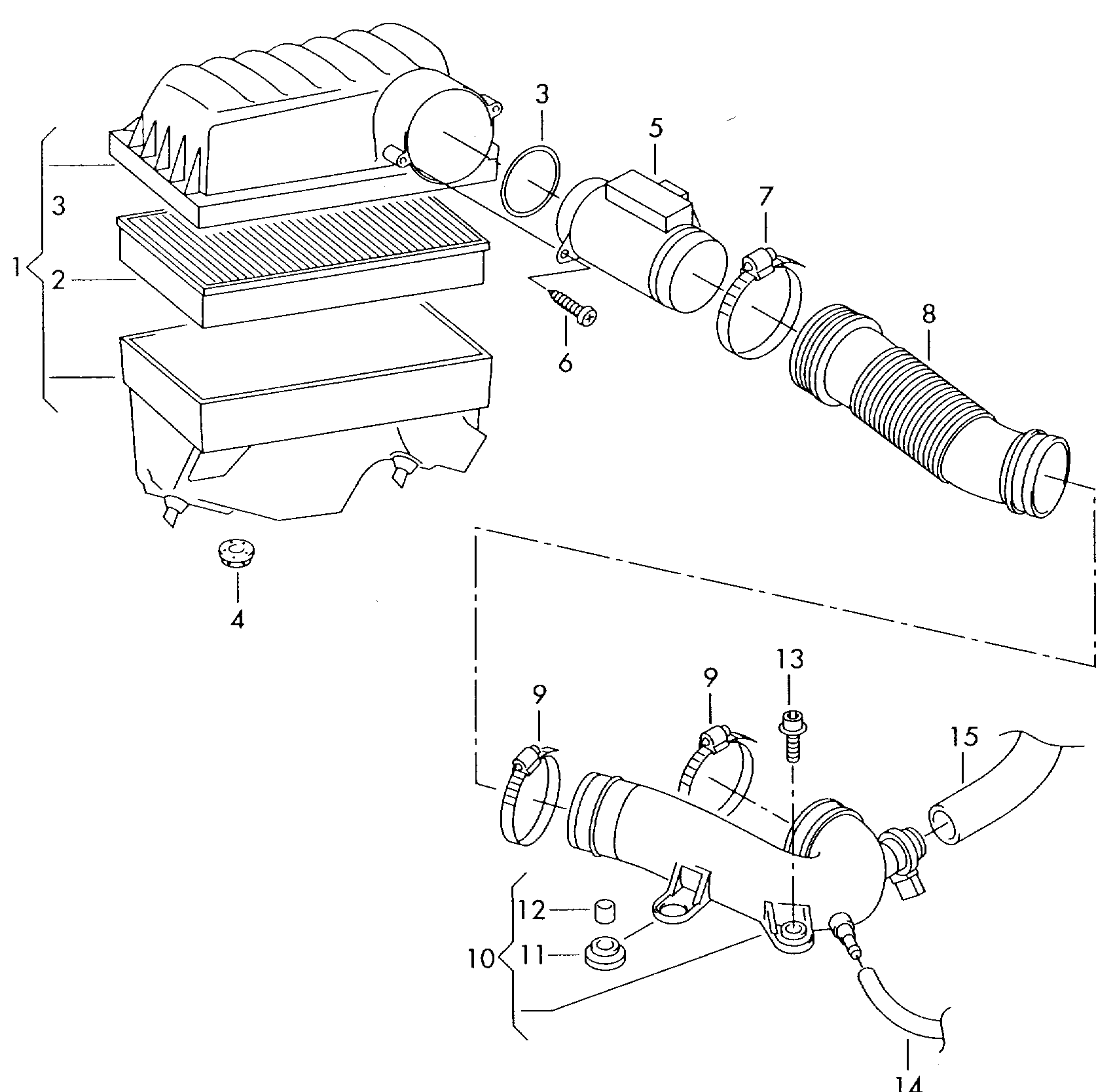 Seat 071 906 461 B - Hava Kütləsi Sensoru furqanavto.az