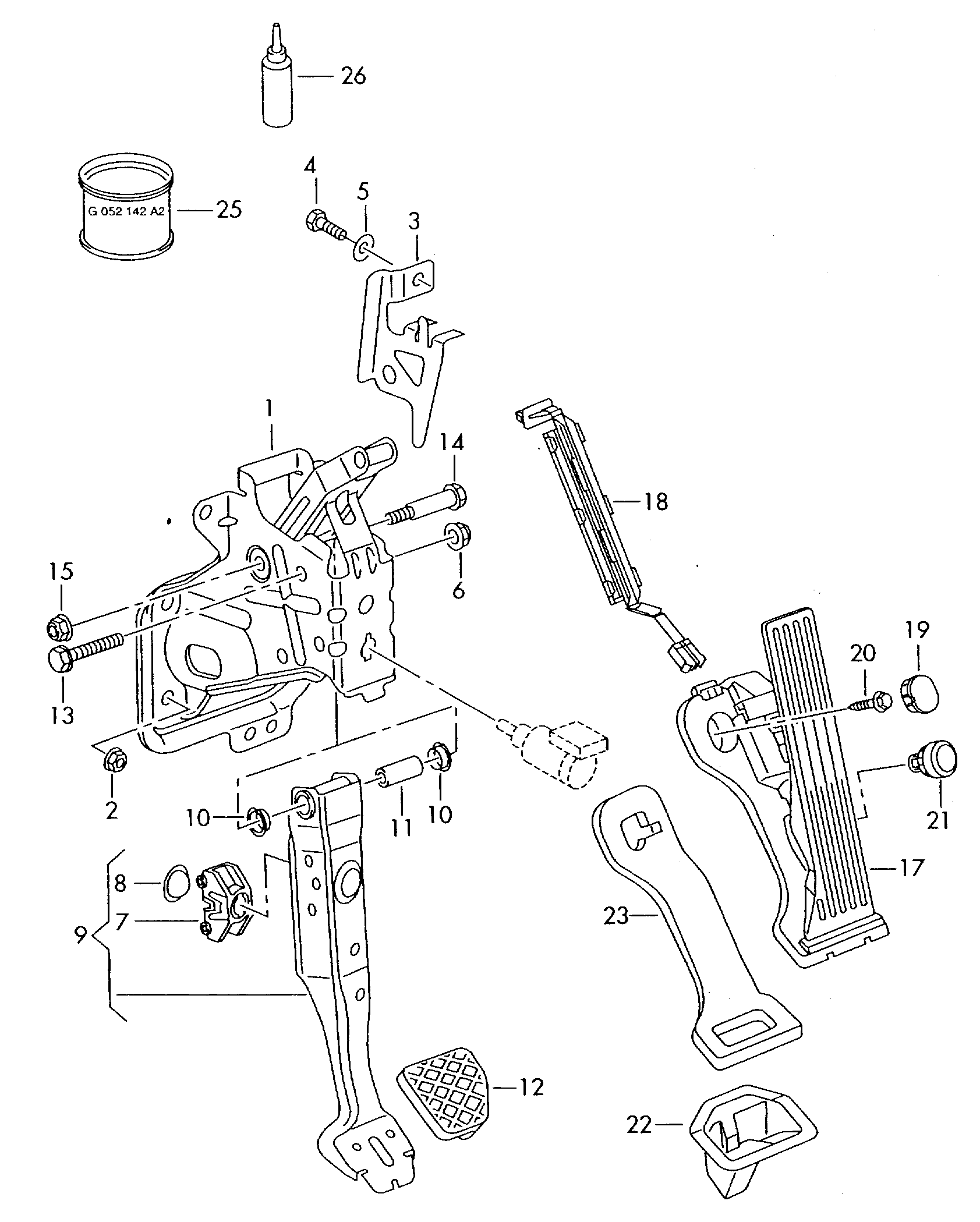 VAG N  10708201 - Gərginlik kasnağı, vaxt kəməri furqanavto.az