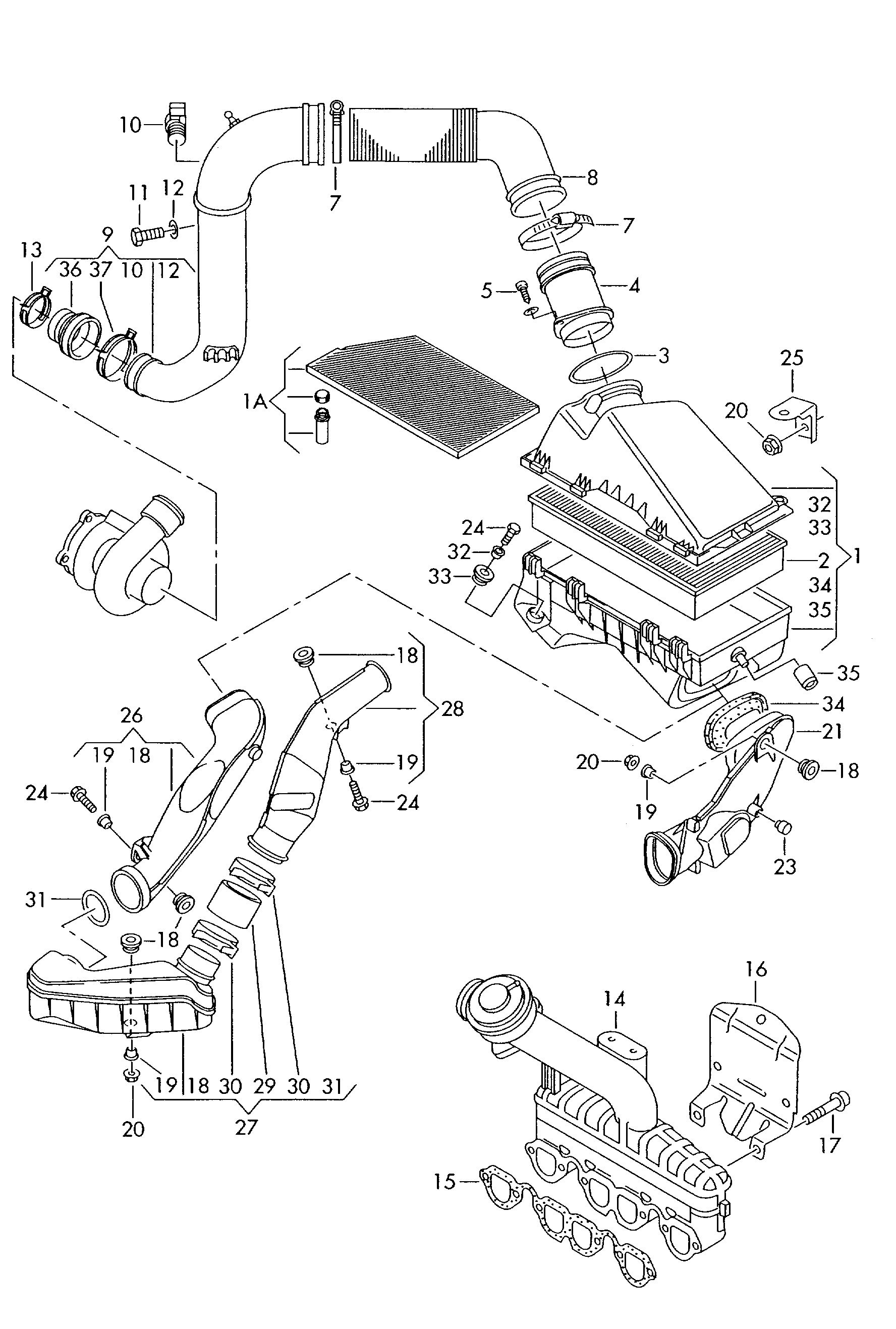 VAG N  90172003 - Intercooler, şarj cihazı furqanavto.az