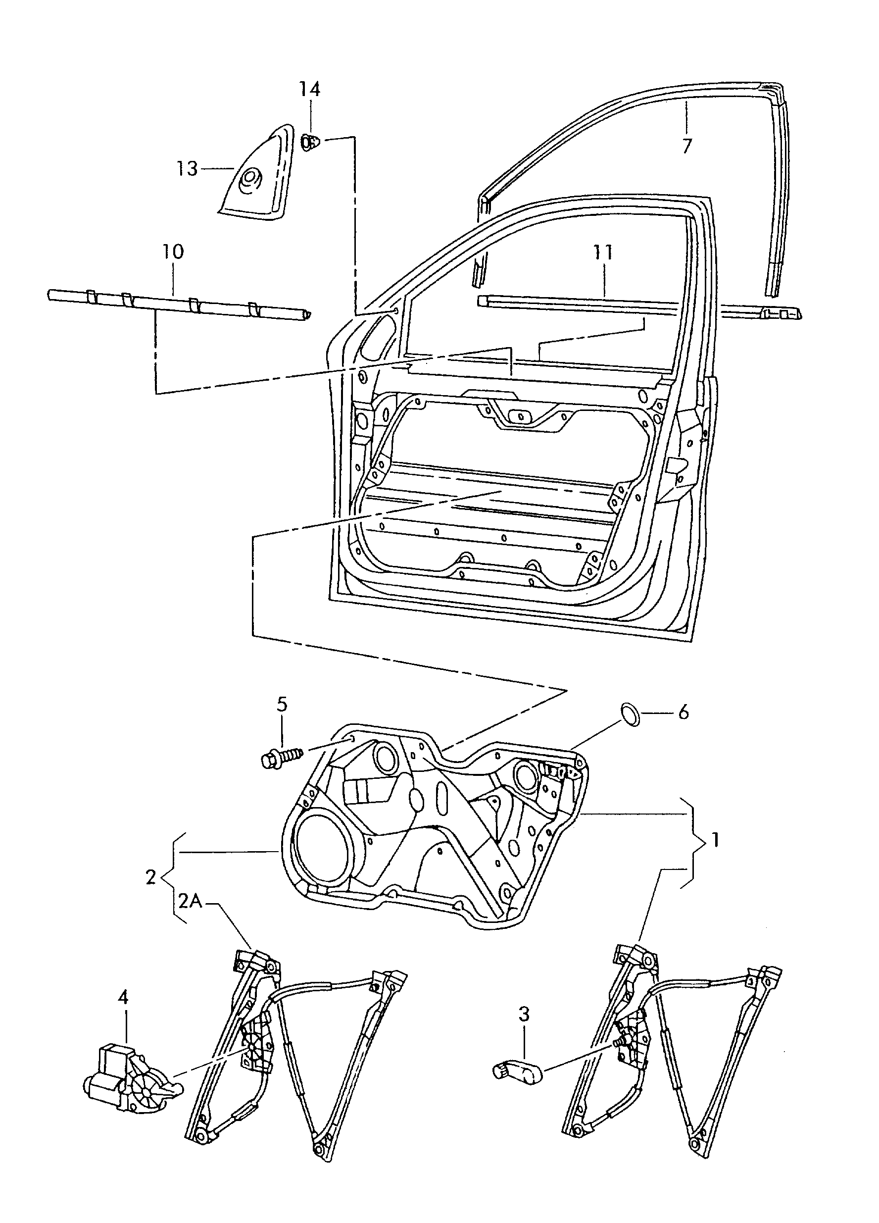 Seat 1M0837461 - Pəncərə tənzimləyicisi furqanavto.az