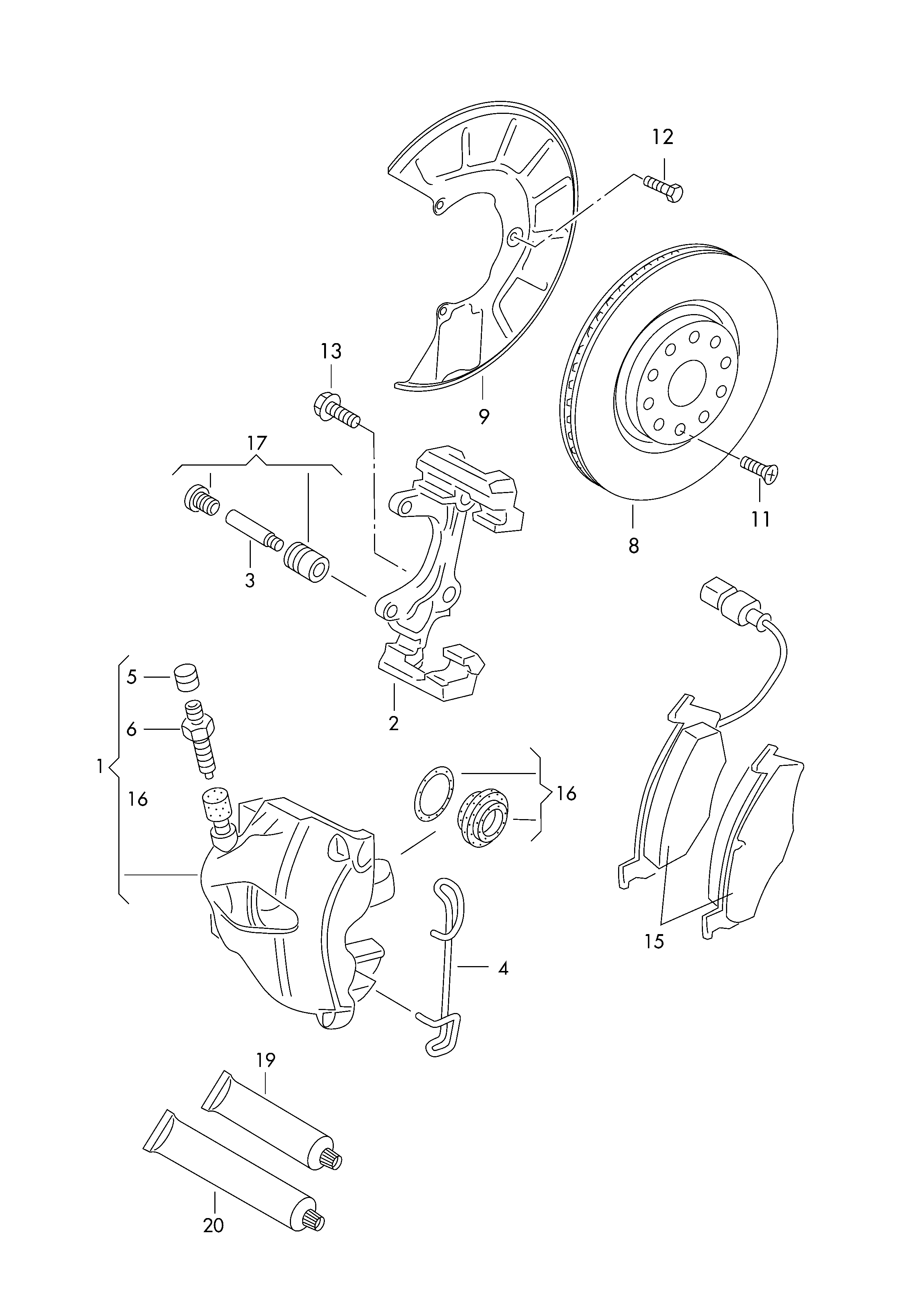 CUPRA 5Q0615301H - Əyləc Diski furqanavto.az