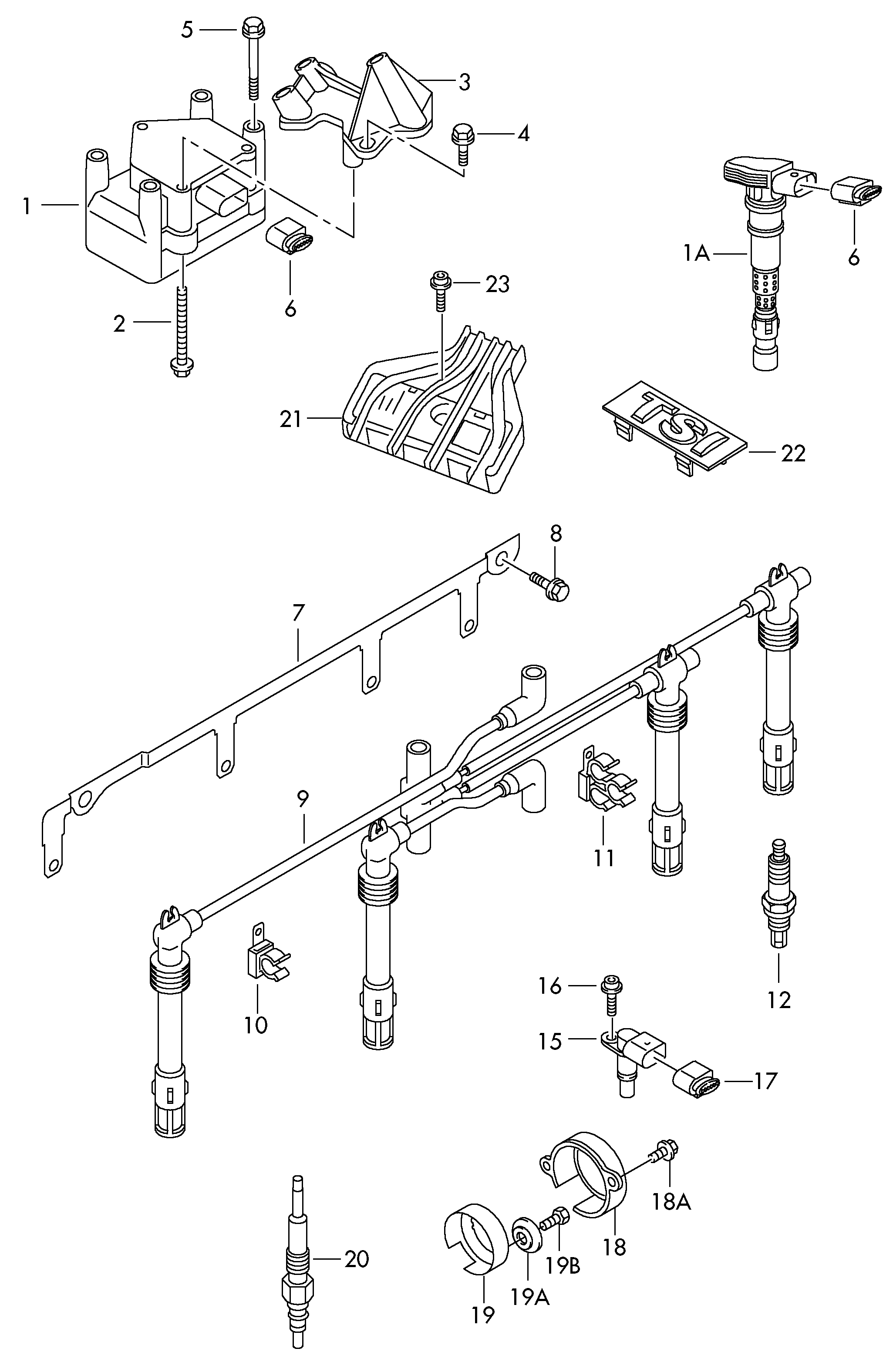 AUDI 03D 906 433 - Sensor, krank mili nəbzi furqanavto.az