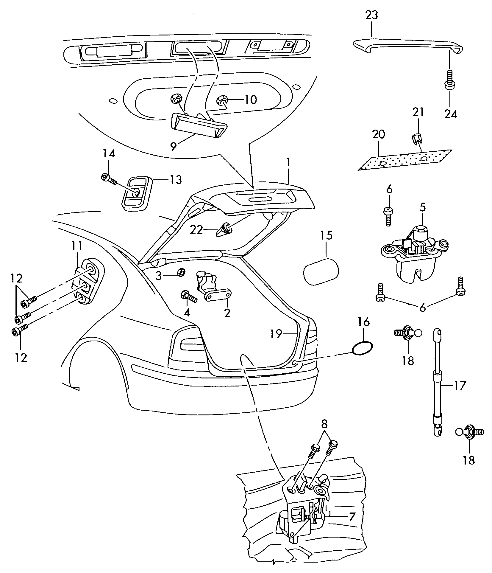 VW 1Z5 827 550 - Qazlı bulaq, baqaj, yük yeri furqanavto.az