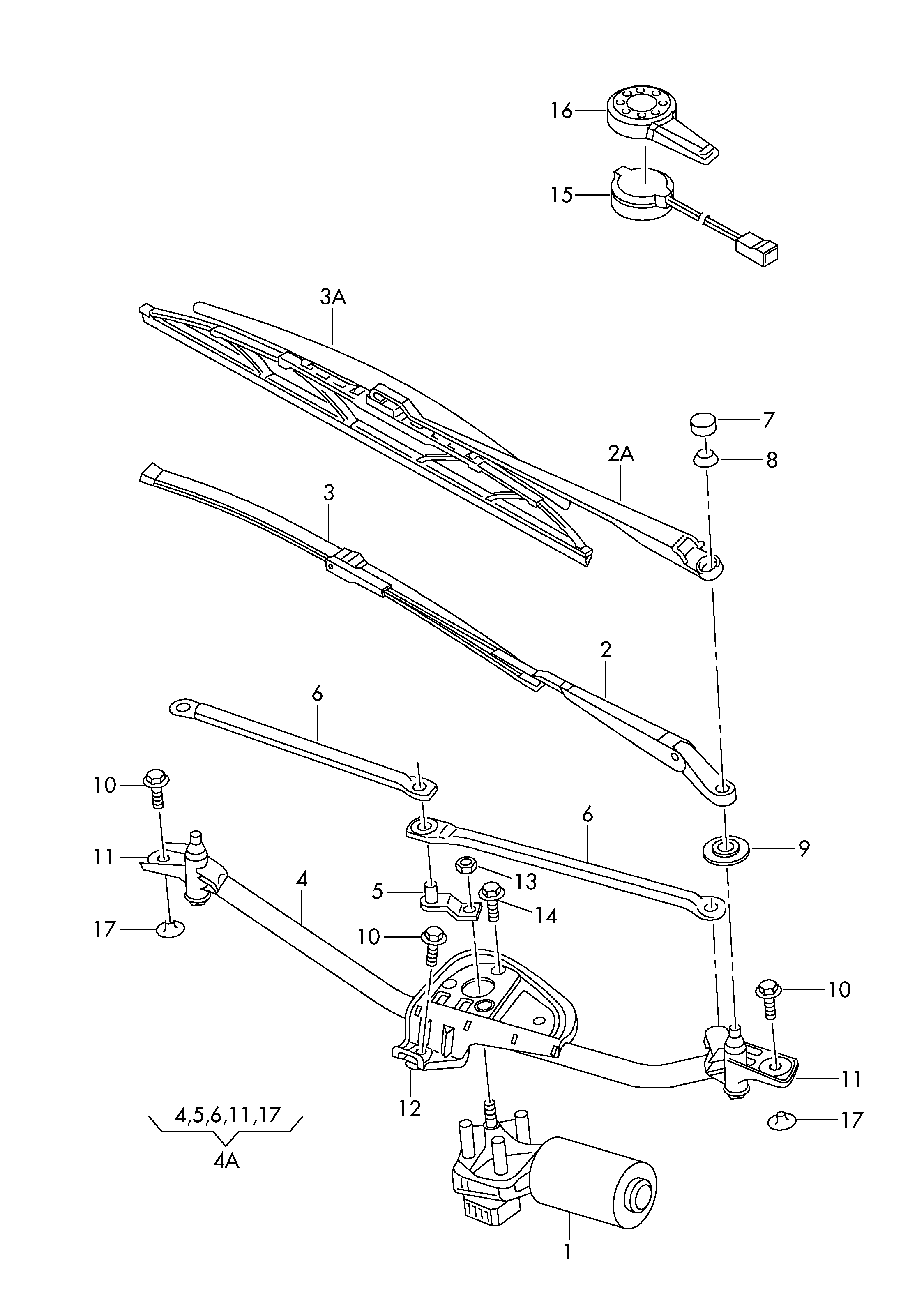 Skoda 1J1955425B - Sülən Bıçağı furqanavto.az