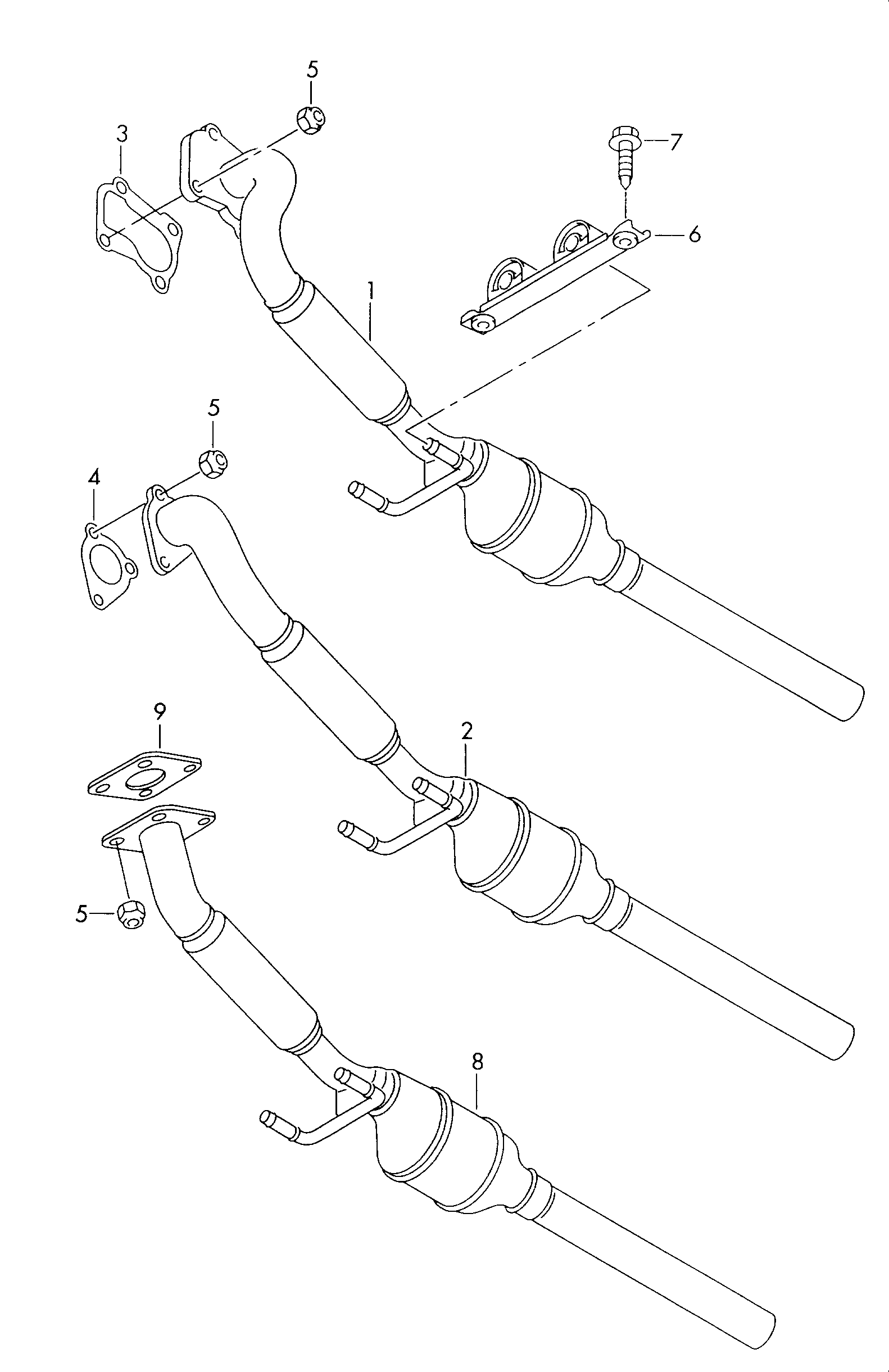 Seat 1J0253058HX - Katalitik çevirici furqanavto.az