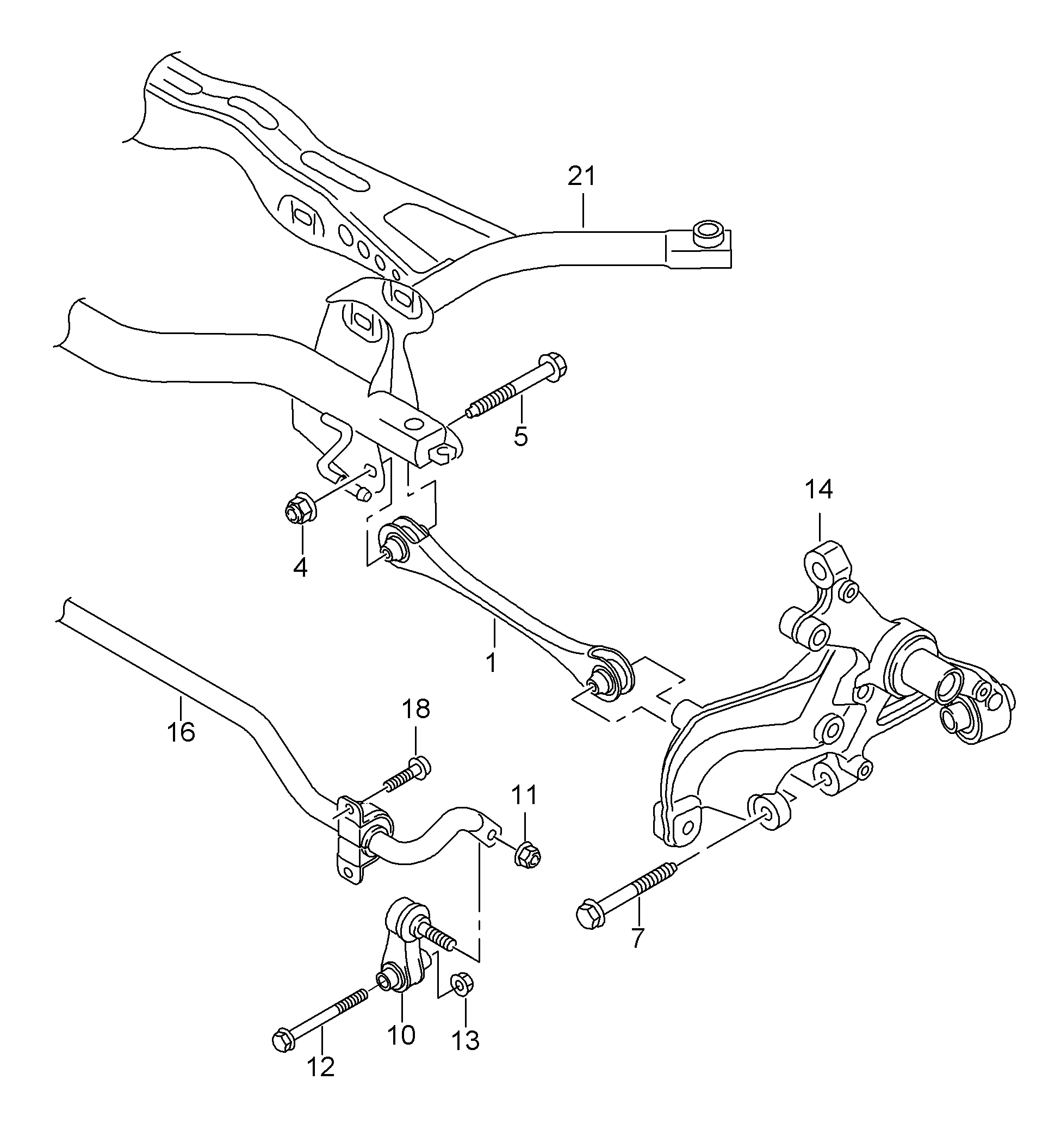 VW 5Q0 505 465 A - Çubuq / Strut, stabilizator furqanavto.az