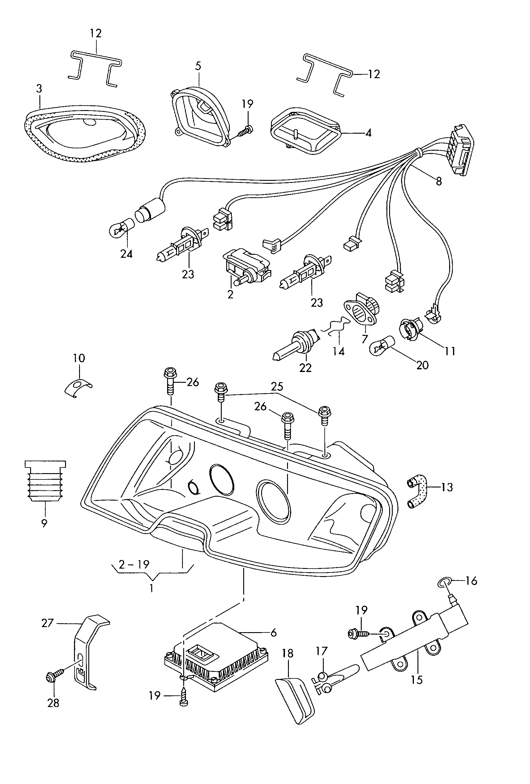 Skoda 3U0 941 641 - İdarəetmə bloku, işıqlar furqanavto.az