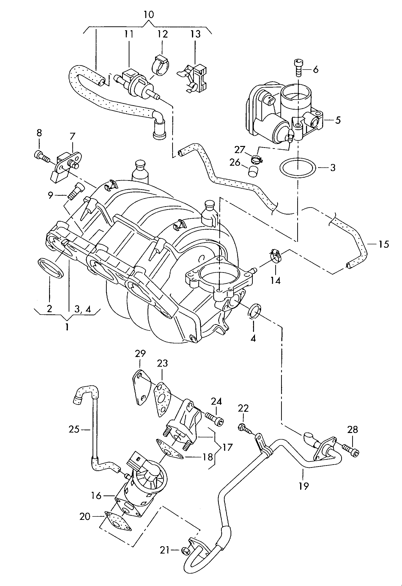 DÜRER 03D131503D - exhaust recirculation valve furqanavto.az