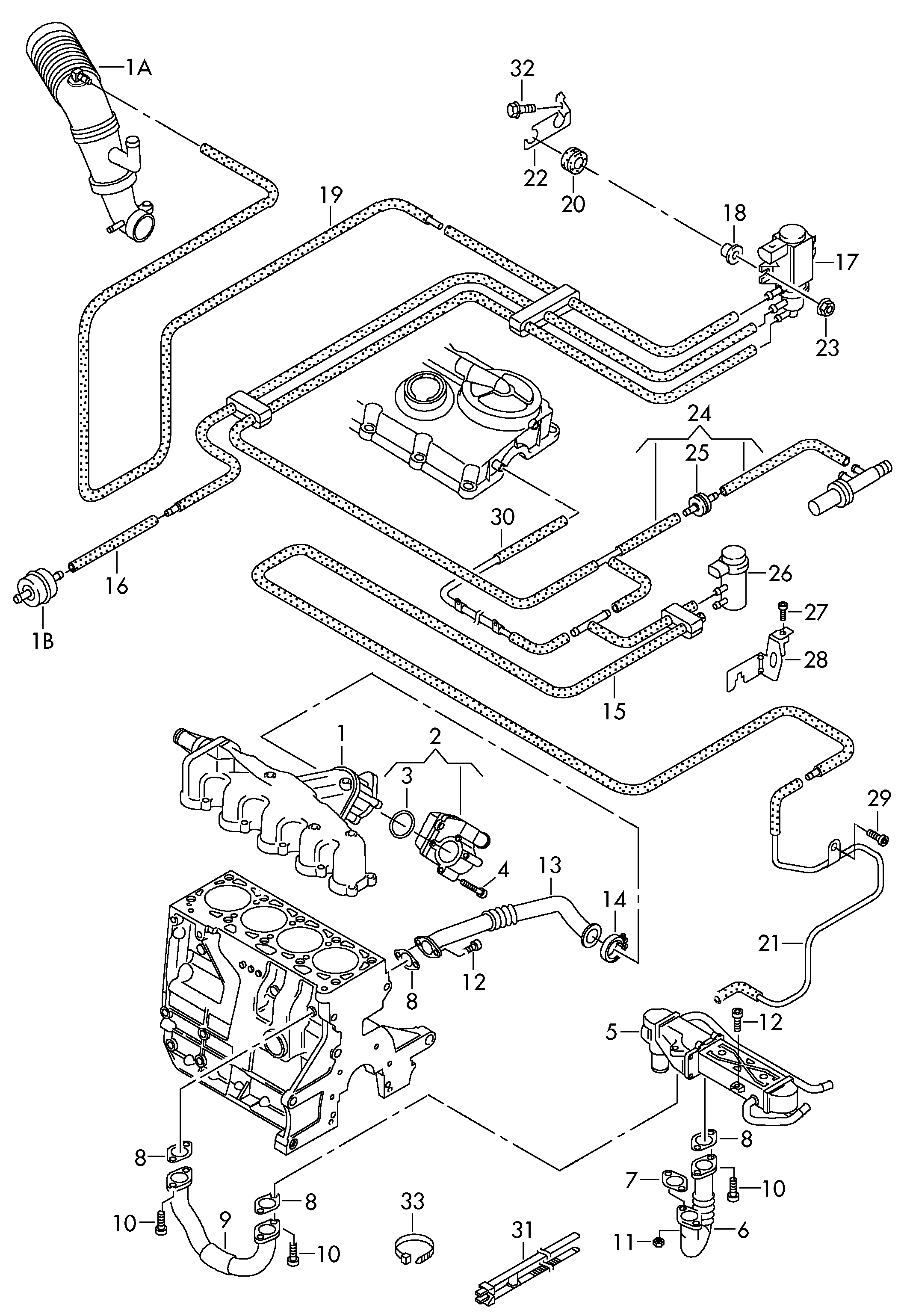 Seat 03L131531A - Heat insulation furqanavto.az