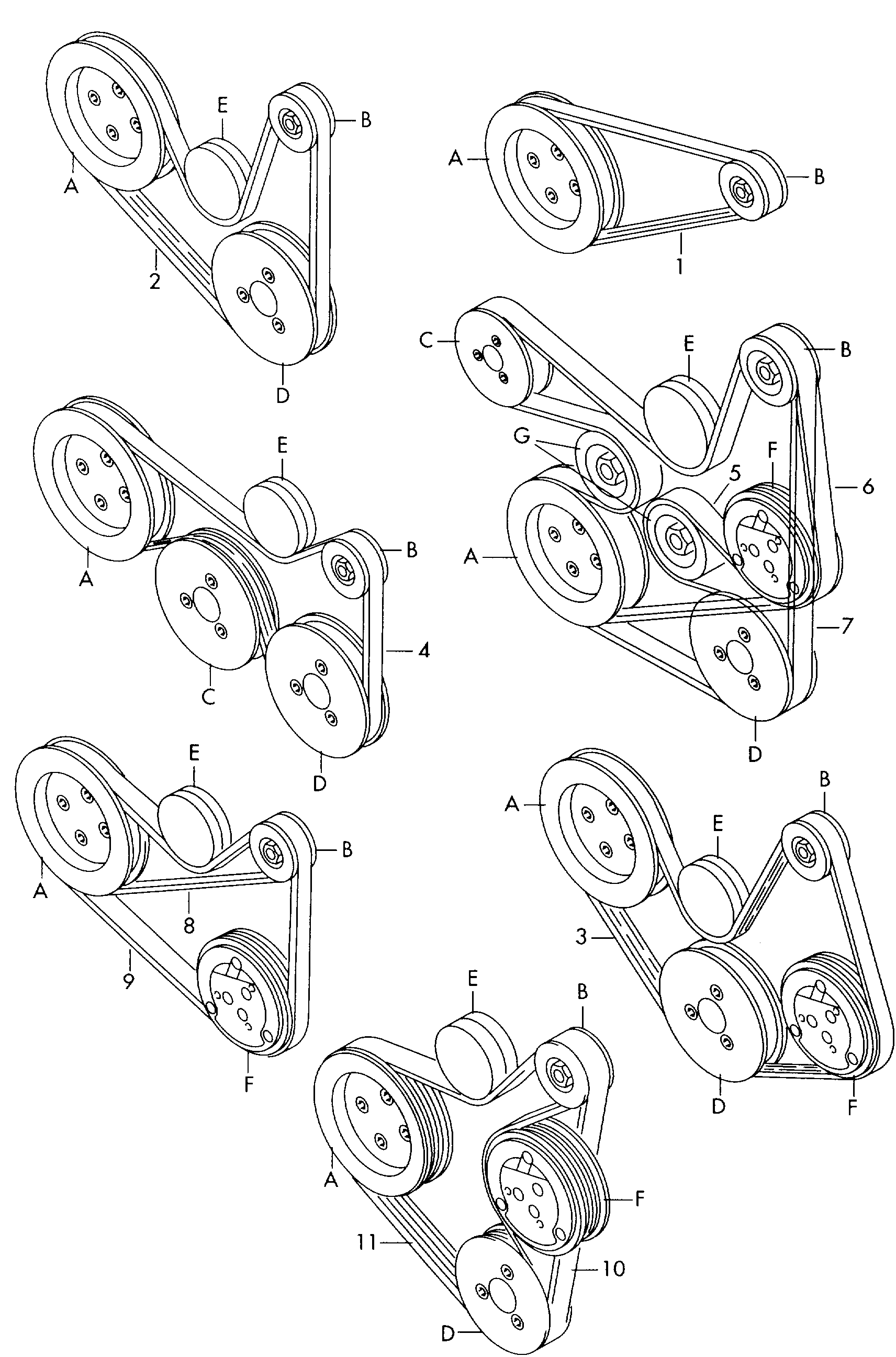 Seat 04E 145 933 A - V-yivli kəmər furqanavto.az