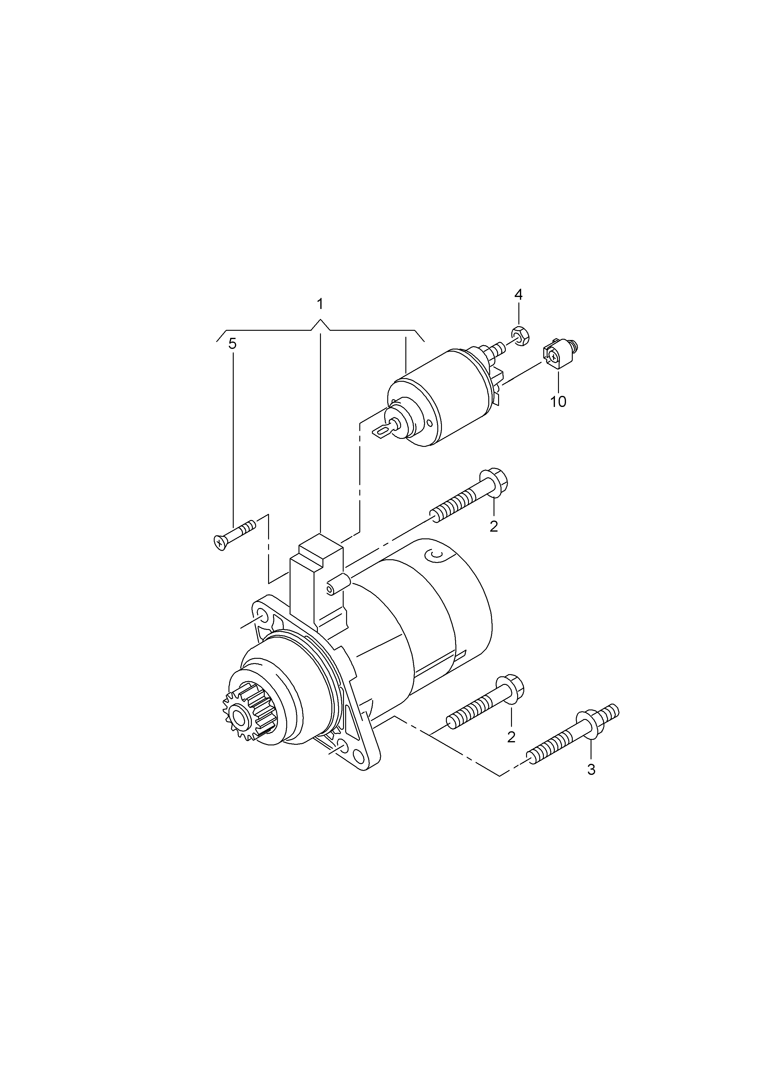 AUDI 02Z 911 024 Q - Başlanğıc furqanavto.az