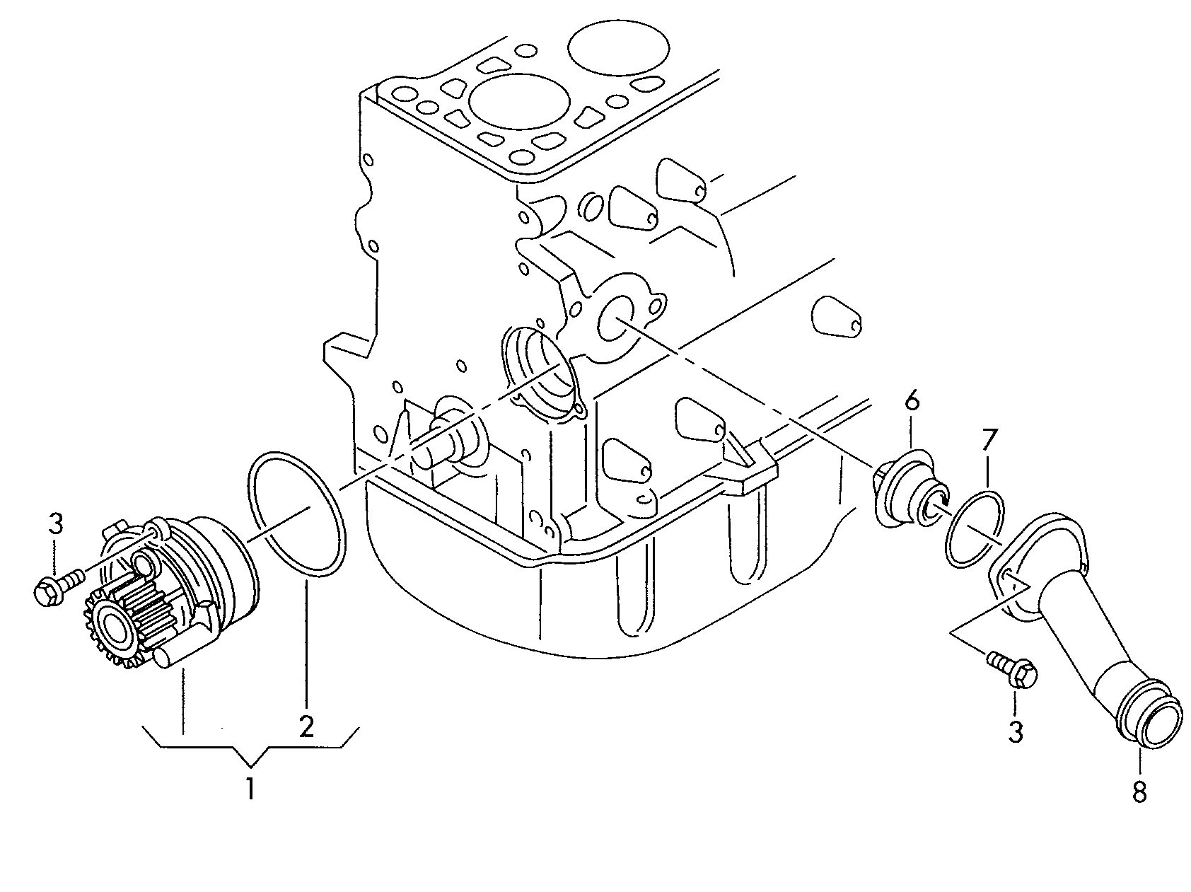 Seat 06B 121 011 LX - Su nasosu furqanavto.az