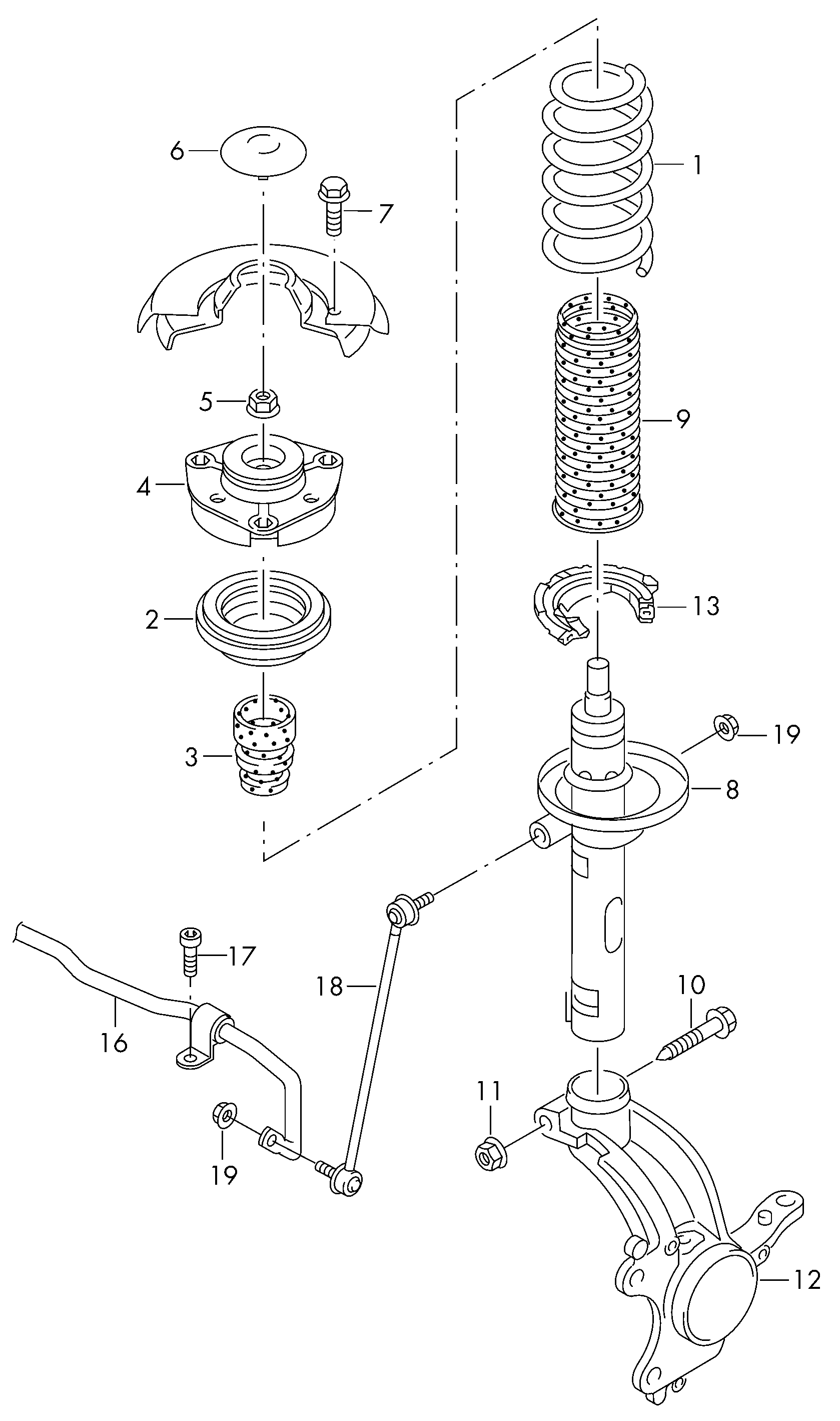 AUDI 5Q0 413 031 ER - Amortizator furqanavto.az