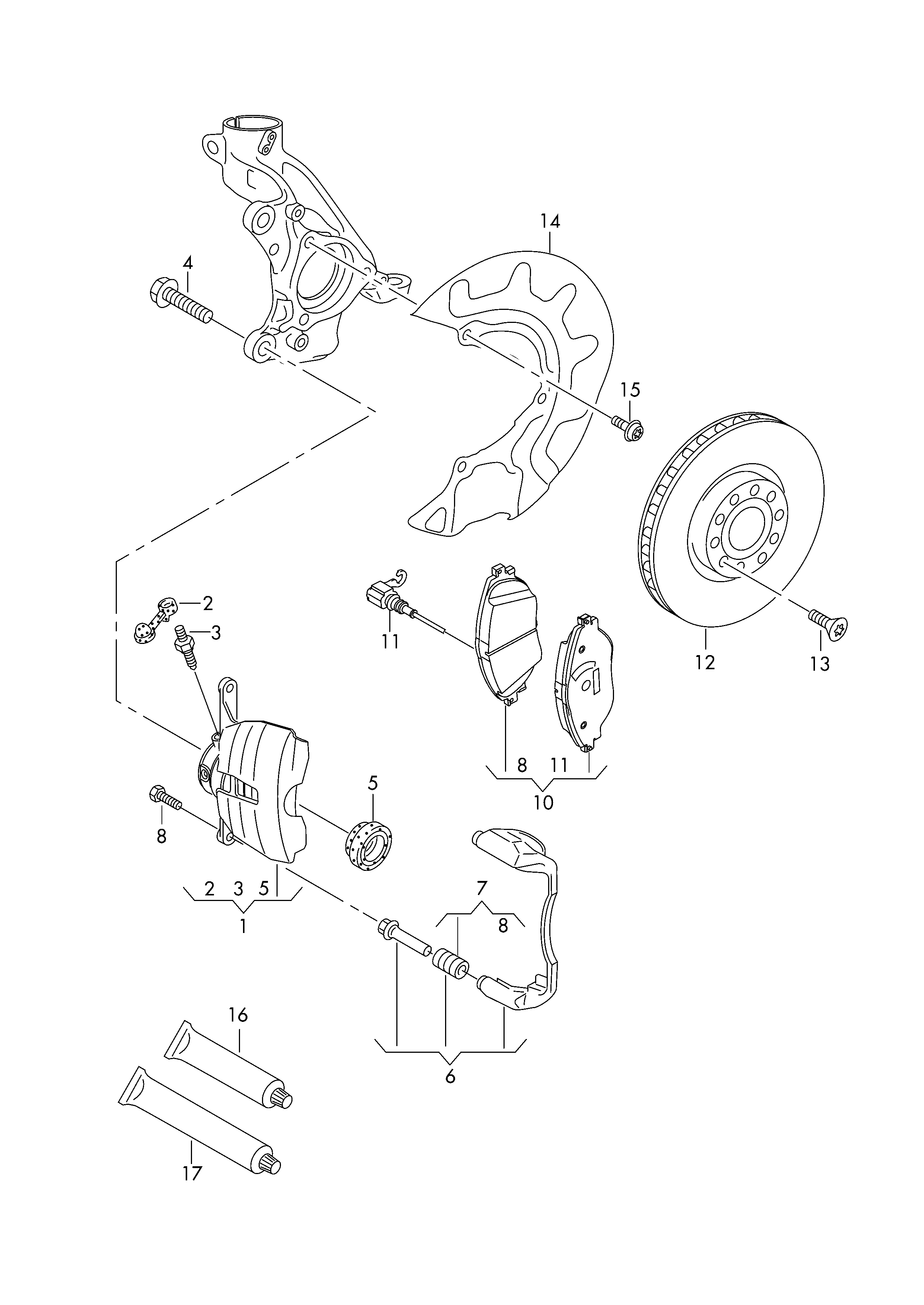 Seat 5Q0698471 - Təmir dəsti, əyləc kaliperi furqanavto.az