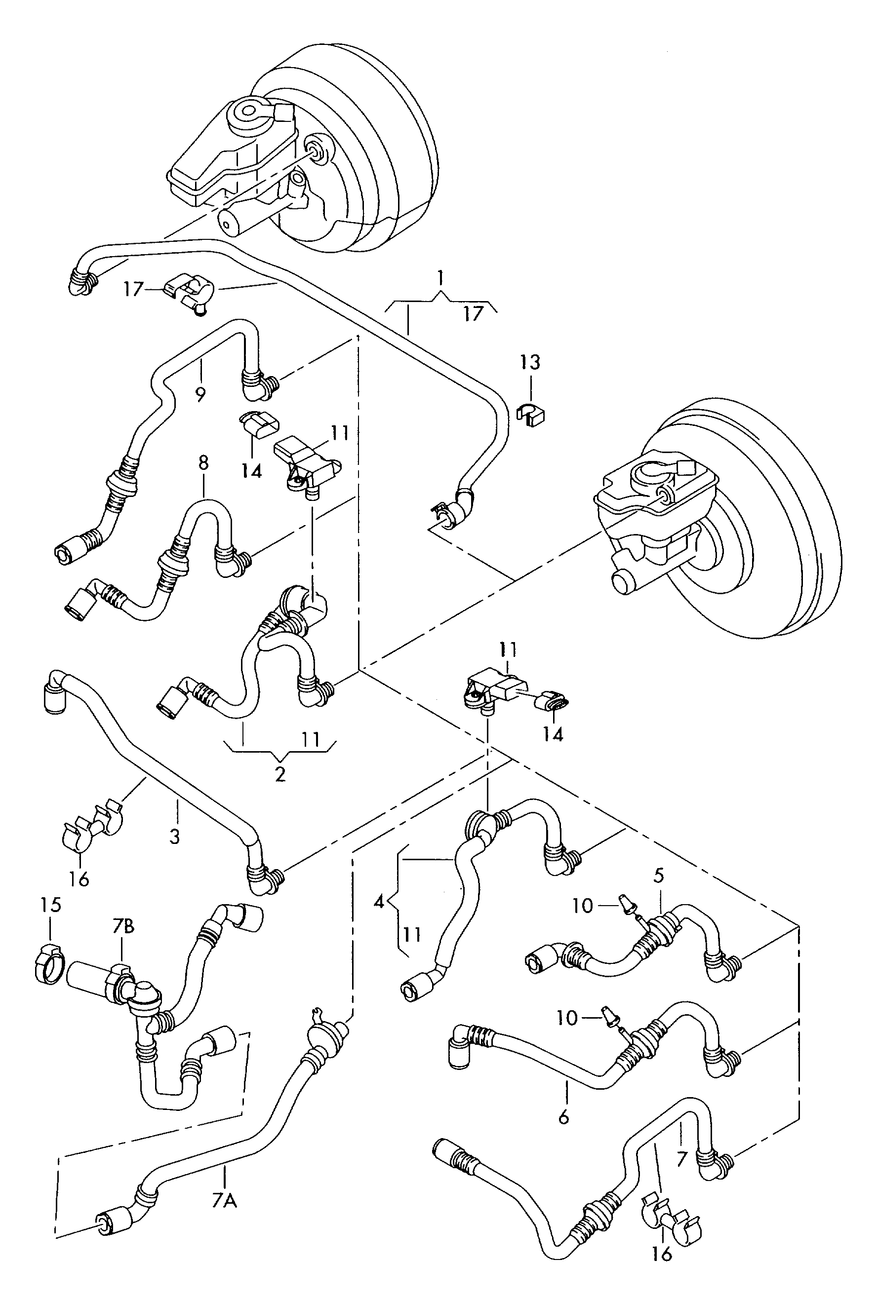 VW 1K0612041DH - Sensor, suqəbuledici manifold təzyiqi furqanavto.az